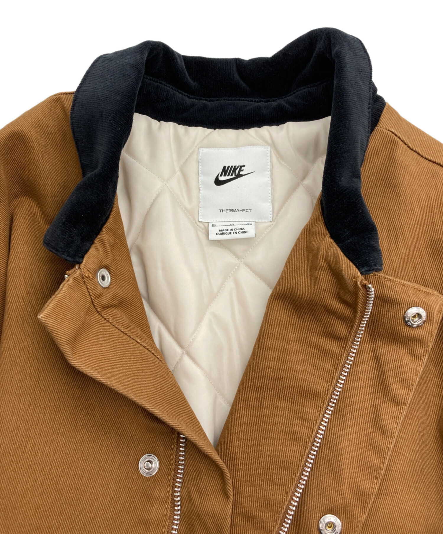 中古・古着通販】NIKE (ナイキ) フィルド ワークジャケット ブラウン