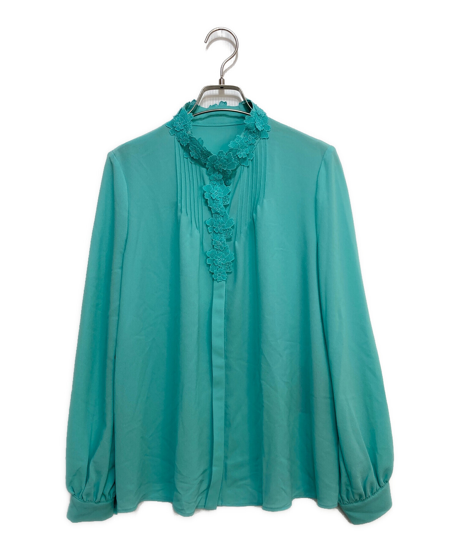 中古・古着通販】ANAYI (アナイ) ジョーゼットフラワーレース ブラウス