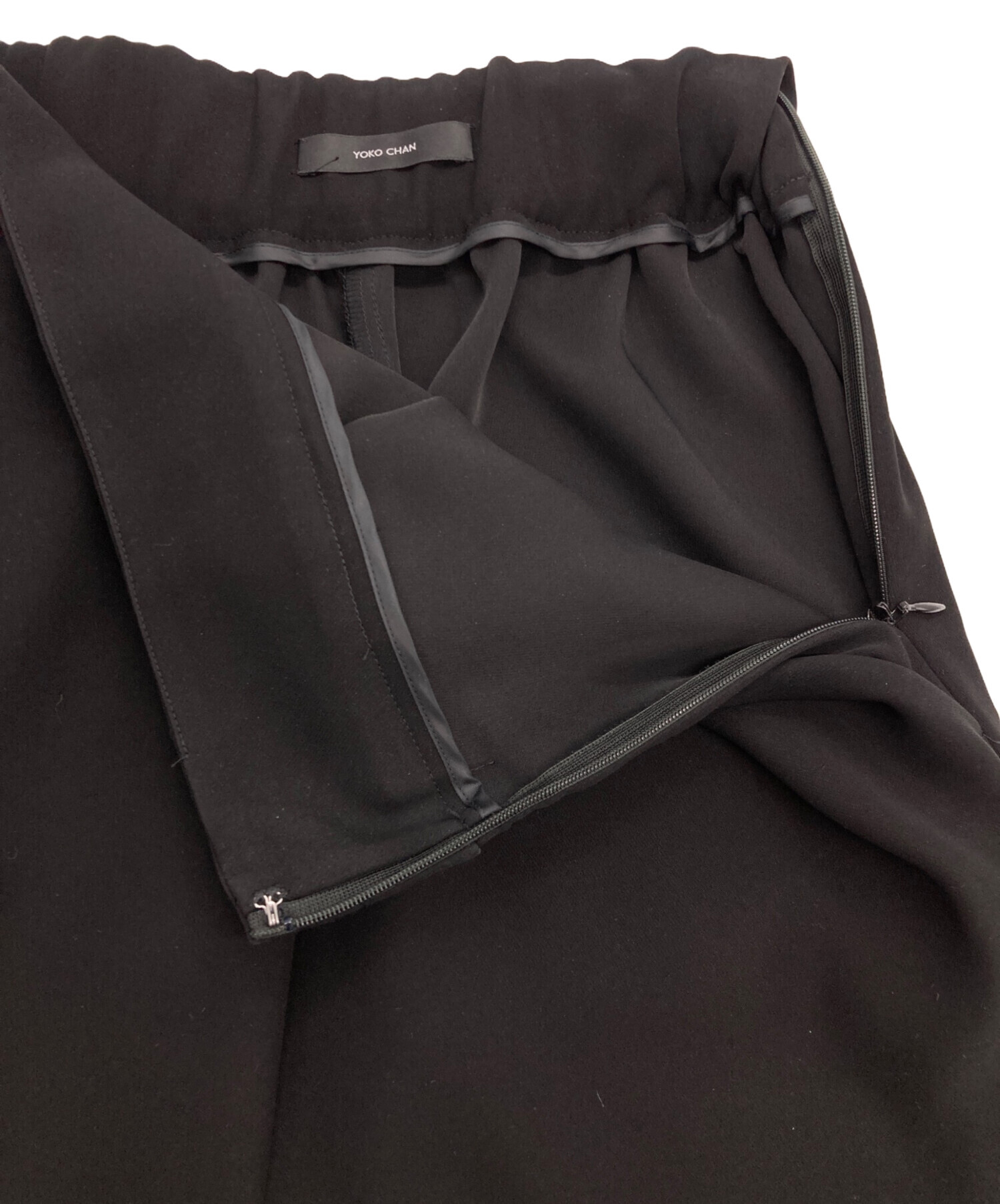 中古・古着通販】YOKO CHAN (ヨーコチャン) ハイウエストラップパンツ