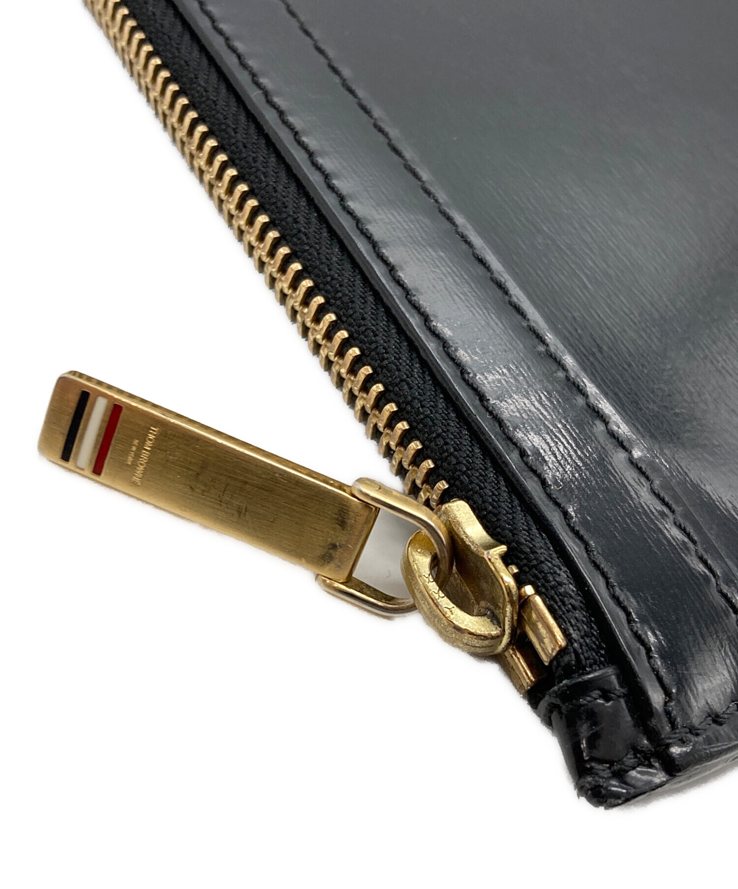 THOM BROWNE トムブラウン クラッチバッグ メンズ 【古着】【中古】 中古・古着通販】Thom Browne (トムブラウン) クラッチバッグ ブラック