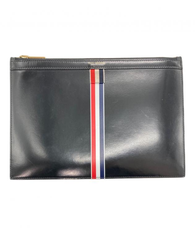 中古・古着通販】Thom Browne (トムブラウン) クラッチバッグ ブラック 