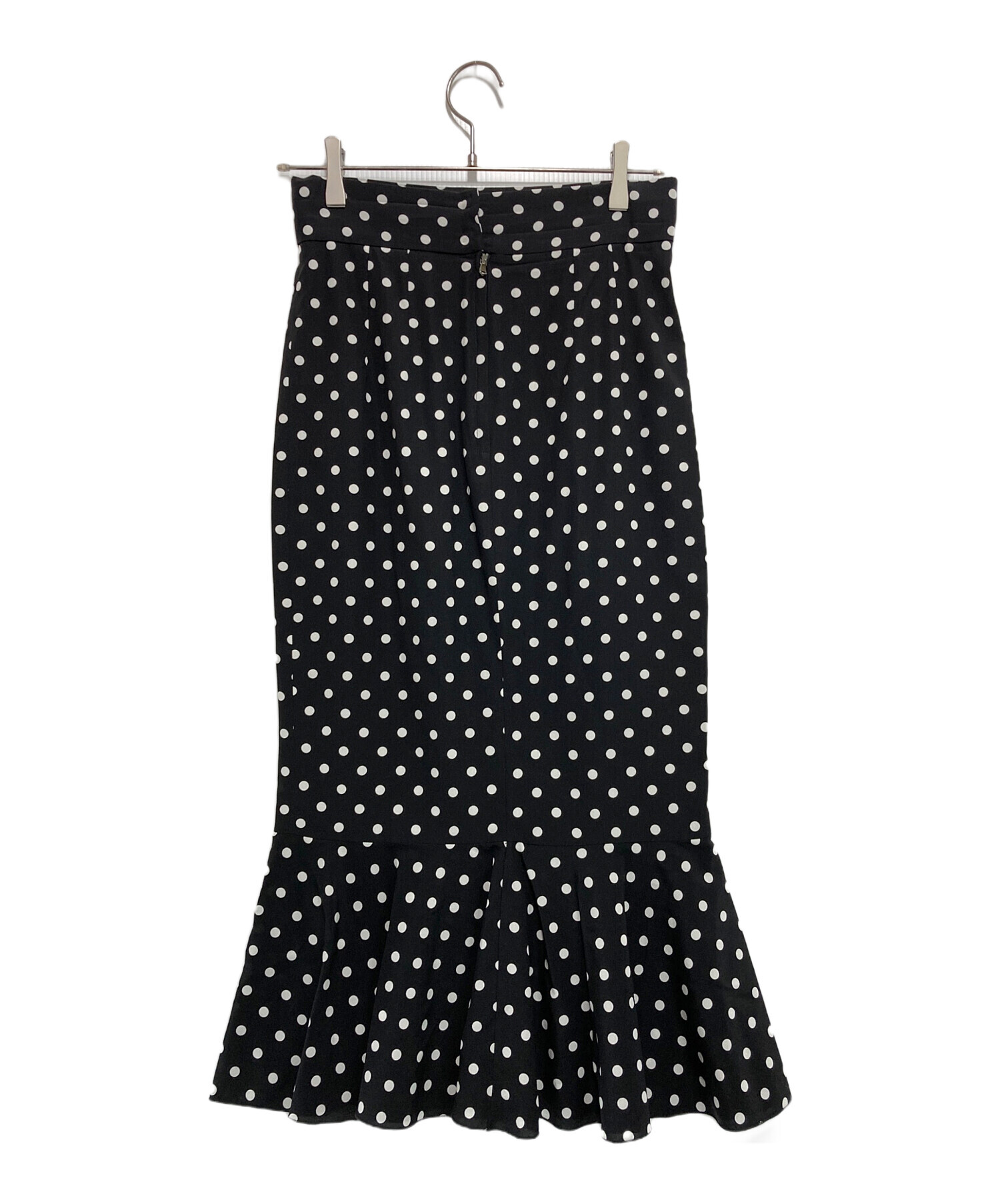 DOLCE & GABBANA シルク花柄スカート ブラック　ボタン　40サイズ 中古・古着通販】DOLCE & GABBANA (ドルチェ＆ガッバーナ) ドット