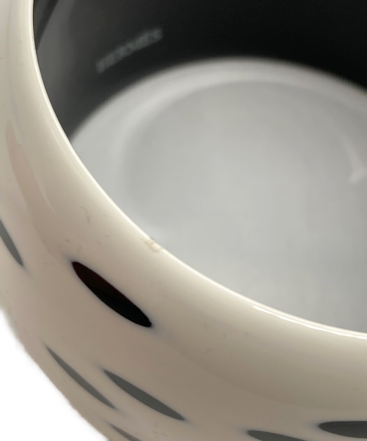 【美品】　HERMES　エルメス　ラッカーウッド　バングル　ホワイト×ブラック 中古・古着通販】HERMES (エルメス) ラッカーウッドバングル ホワイト