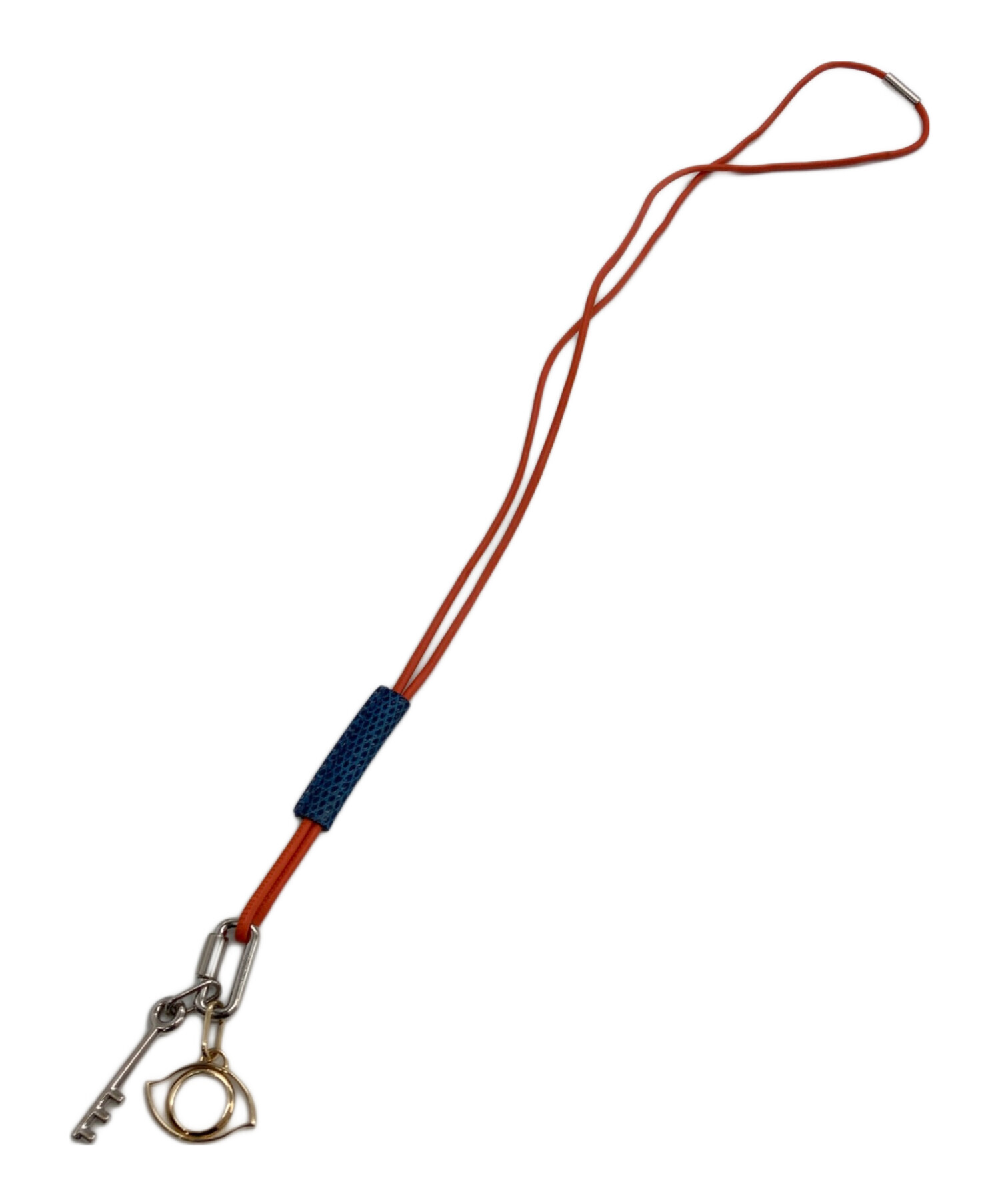 中古・古着通販】HERMES (エルメス) キュリオジテ ネックレス オレンジ