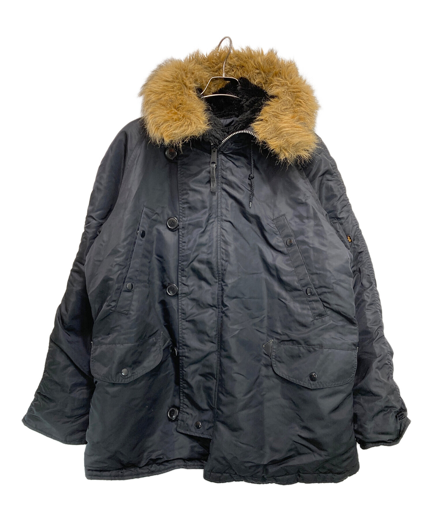 中古・古着通販】ALPHA (アルファ) N-3B フライトジャケット ブラック