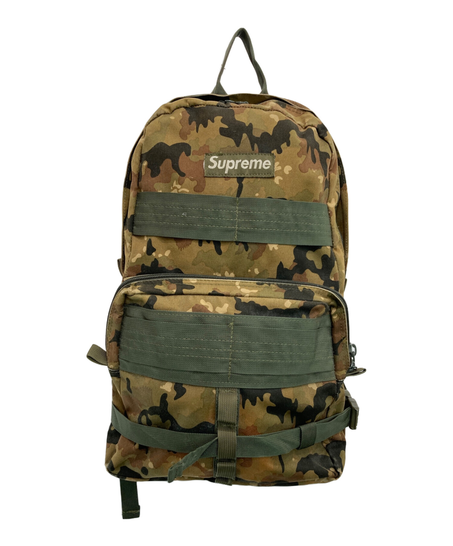 【レア商品】Supreme リックサック　backpack カーキ 中古・古着通販】SUPREME (シュプリーム) BACKPACK カーキ｜ブランド