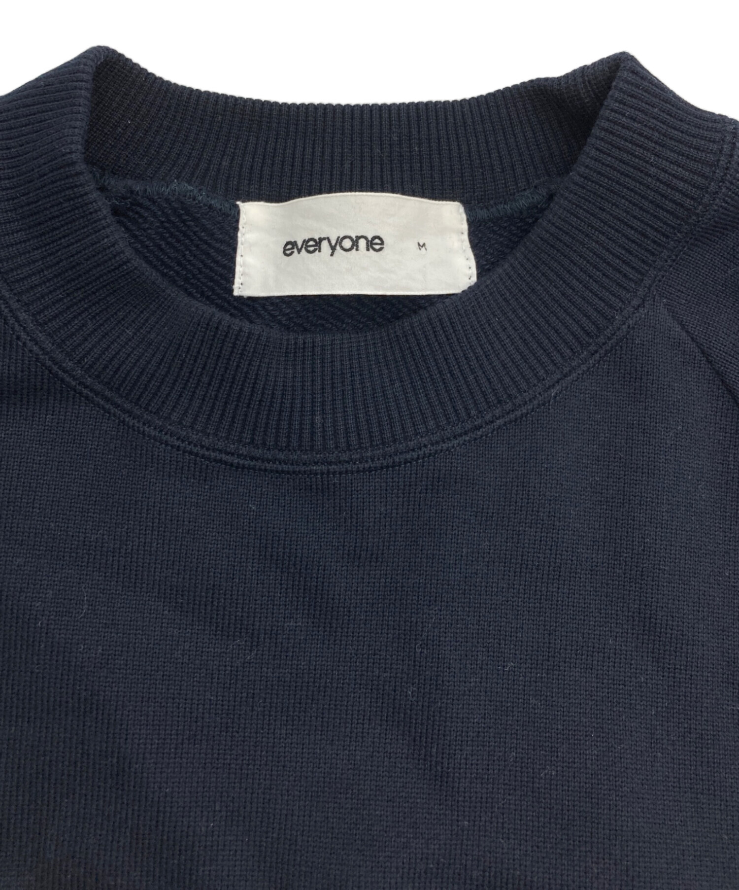 中古・古着通販】everyone (エブリワン) ラグランスウェット ネイビー 