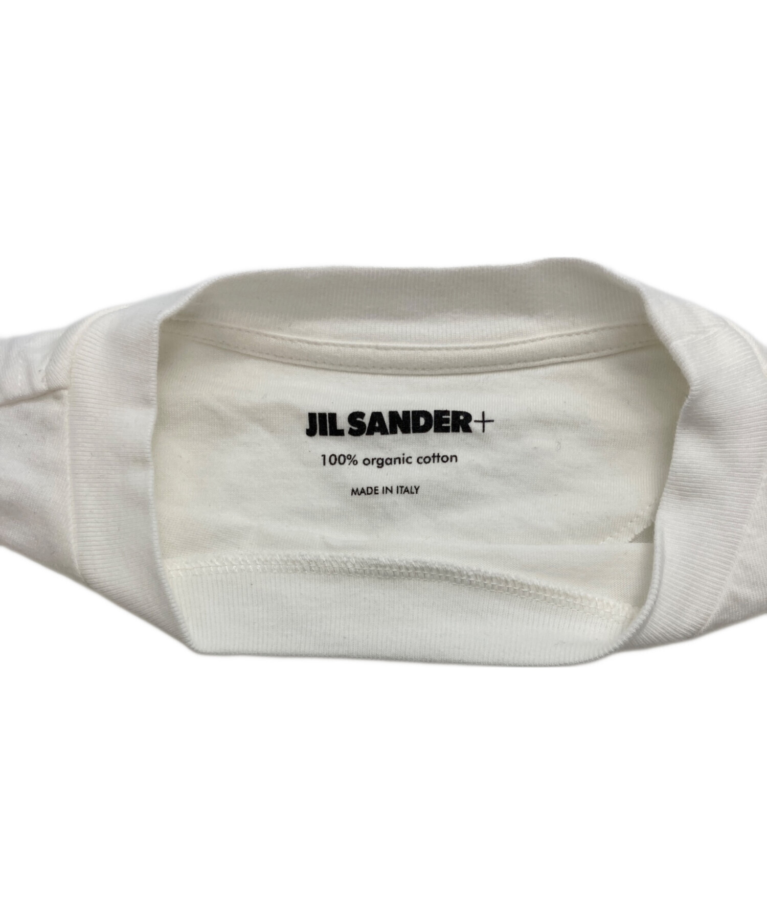 JIL SANDER+ 長袖カットソー　ホワイト 中古・古着通販】JIL SANDER+ (ジルサンダープラス) 長袖カットソー