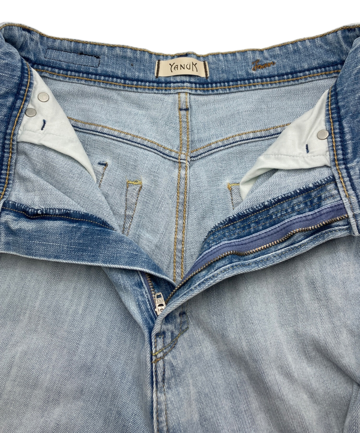 中古・古着通販】YANUK (ヤヌーク) ルーズストレート JOAN インディゴ