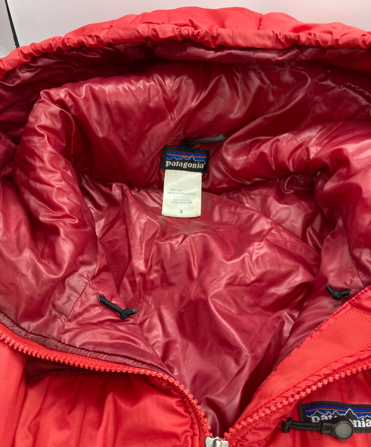 patagoniaパタゴニア　ダスパーカー　レッド　赤　着用感S〜M パタゴニアダスパーカ レッド patagoniaパタゴニアダスパーカーレッド