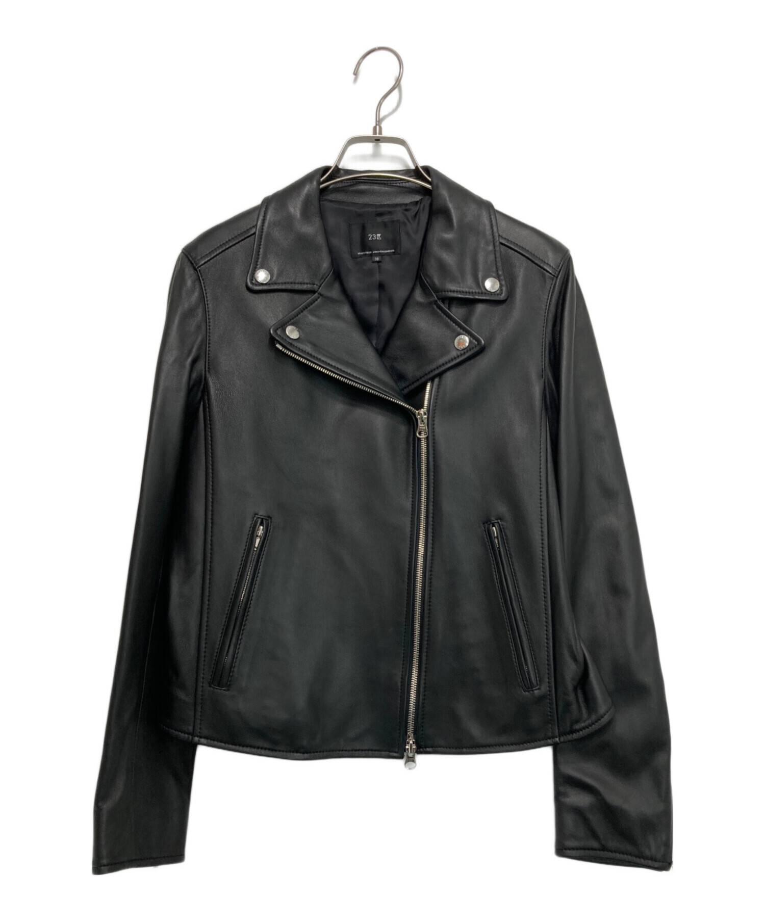 中古・古着通販】23区 (ニジュウサンク) シープレザーライダース