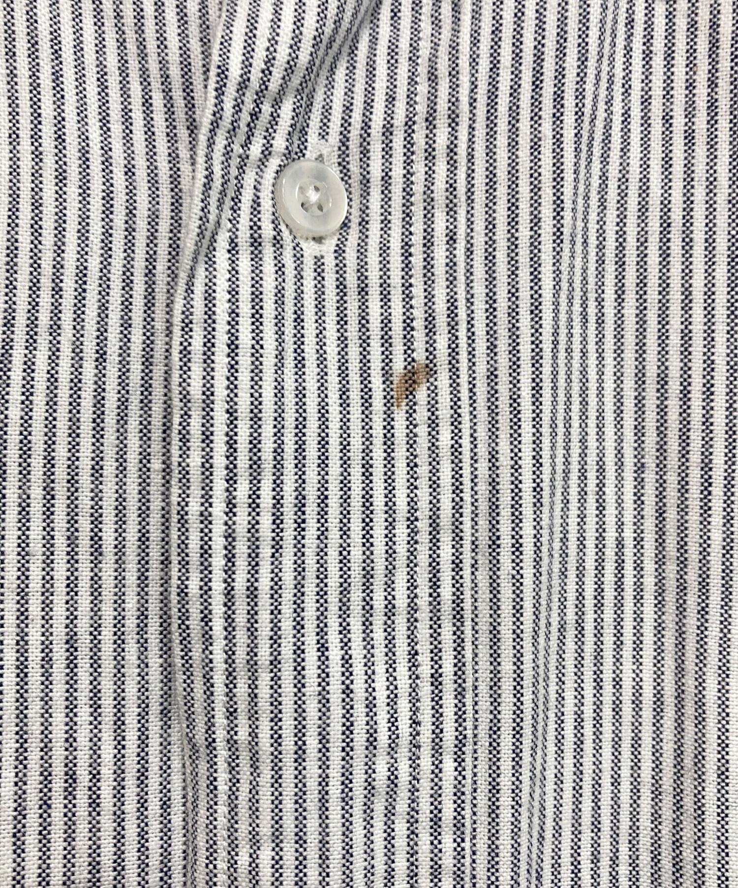 中古・古着通販】COMOLI (コモリ) オックス BDシャツ ホワイト×グレー