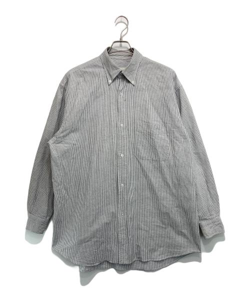 中古・古着通販】COMOLI (コモリ) オックス BDシャツ ホワイト×グレー