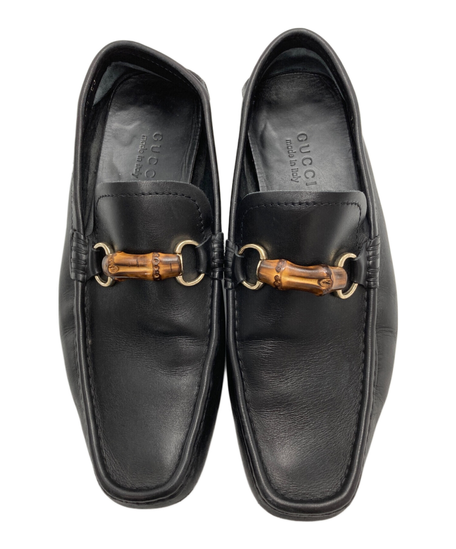 中古・古着通販】GUCCI (グッチ) ドライビングシューズ ブラック 