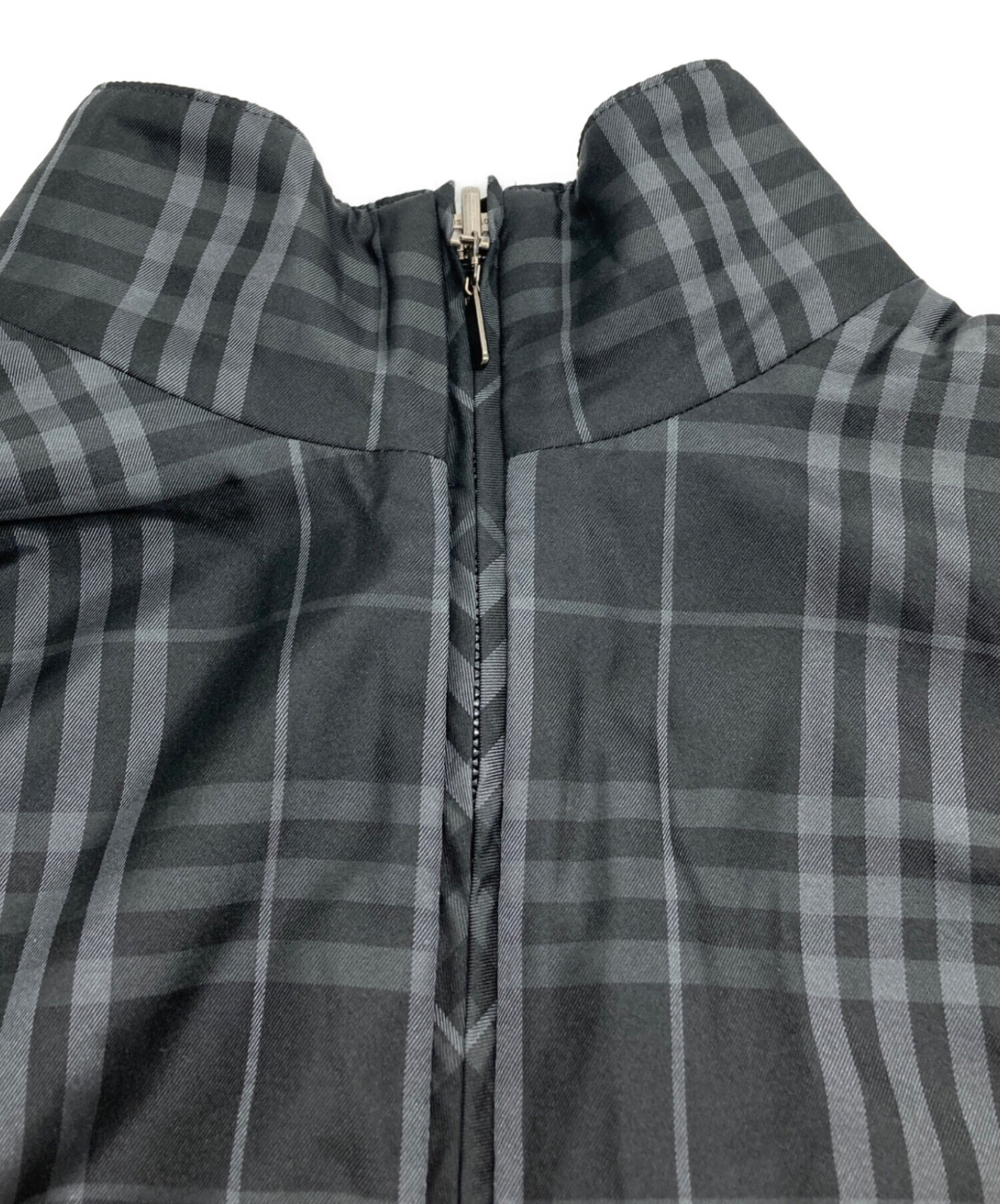 美品BURBERRY GOLFバーバリー・ゴルフ ノバチェック　ナイロンブルゾン 中古・古着通販】BURBERRY GOLF (バーバリーゴルフ) ナイロン×ニット