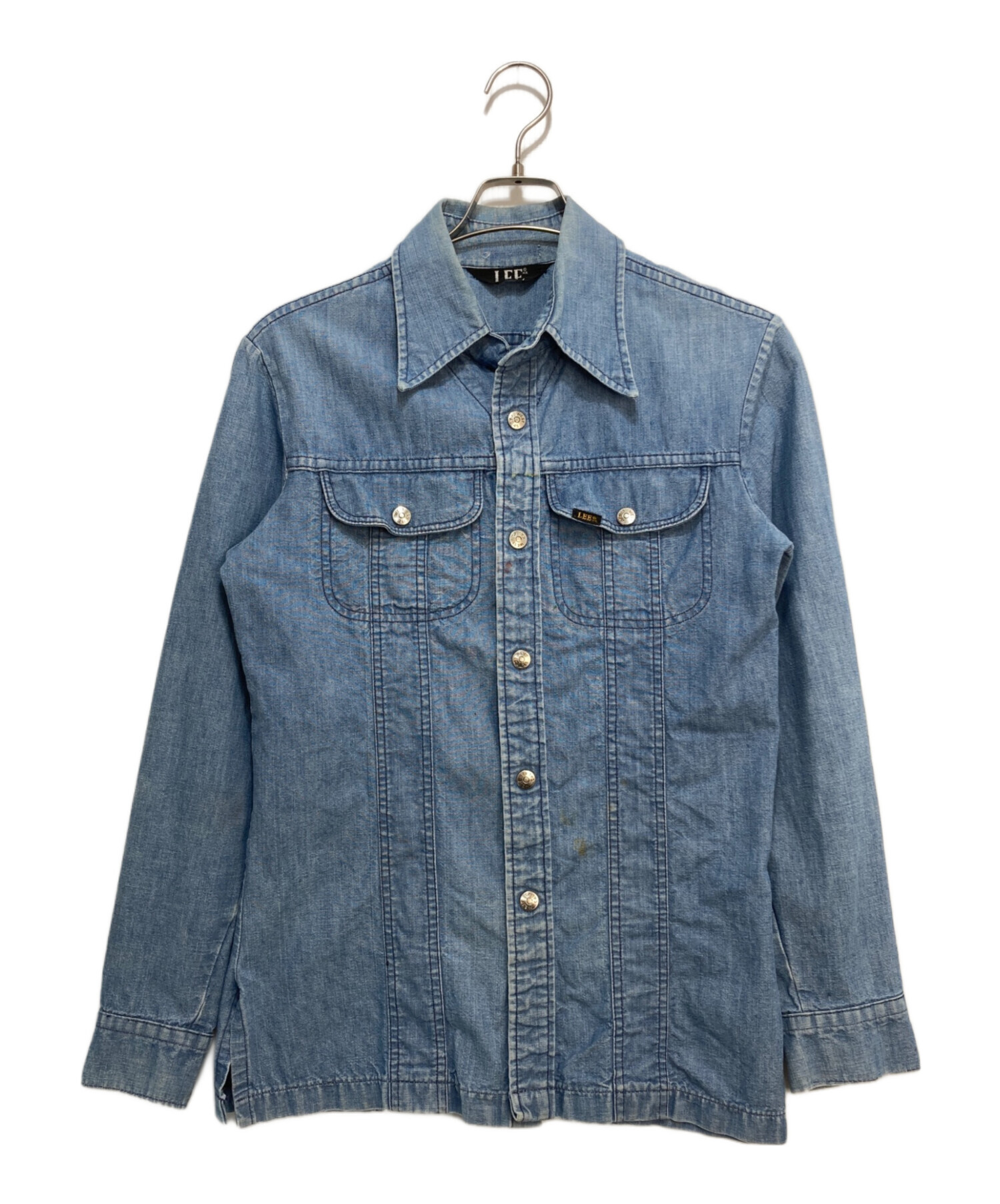 中古・古着通販】LEE (リー) 70s デニムシャツ インディゴ サイズ:記載