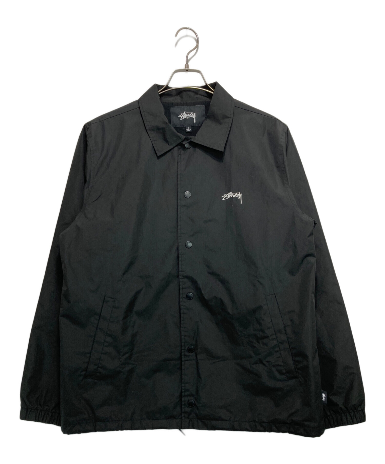 中古・古着通販】stussy (ステューシー) コーチジャケット ブラック 
