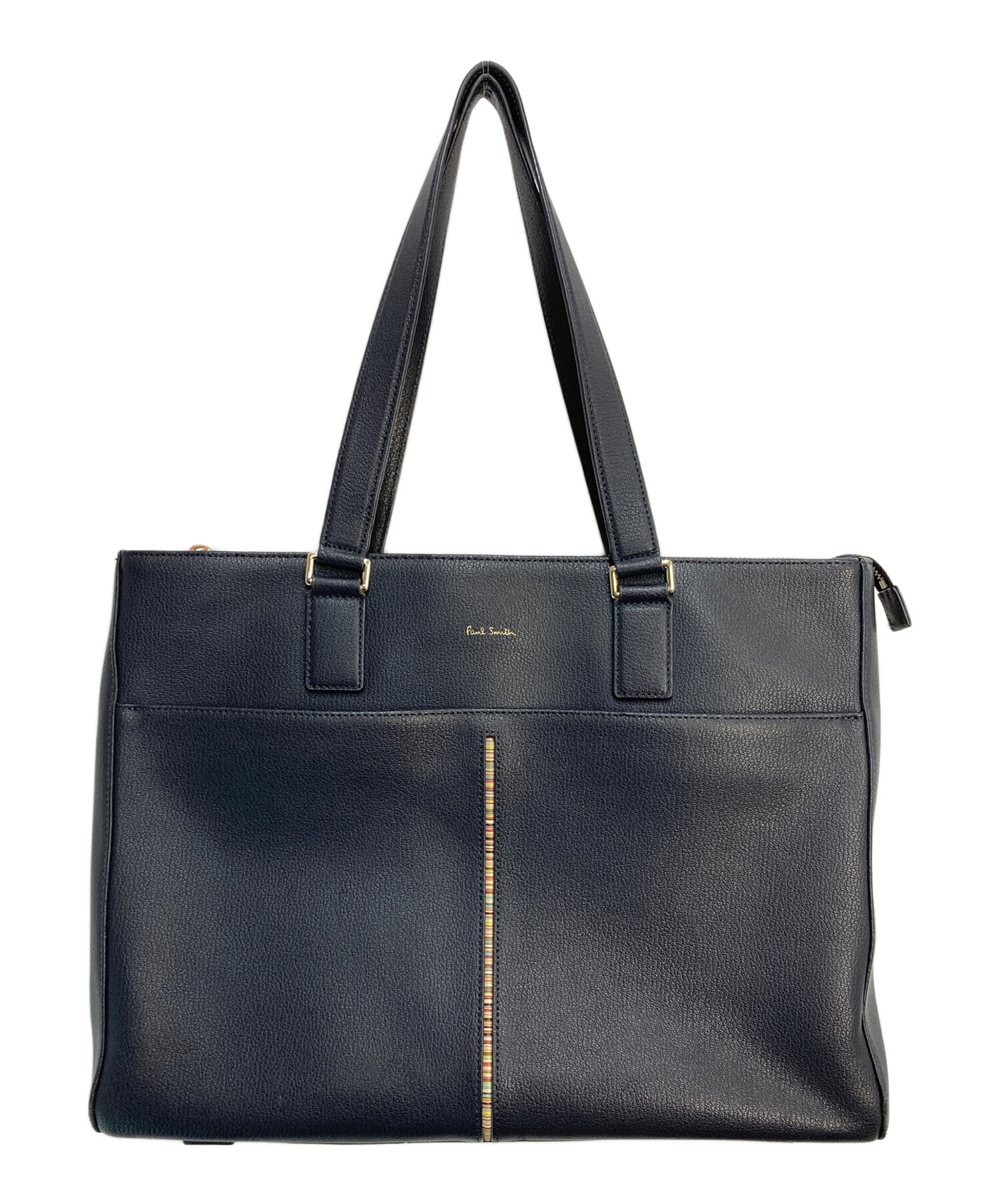Paul Smith ネイビー トートバッグ　新品未使用品 中古・古着通販】PAUL SMITH (ポールスミス) モダンスタイル トート