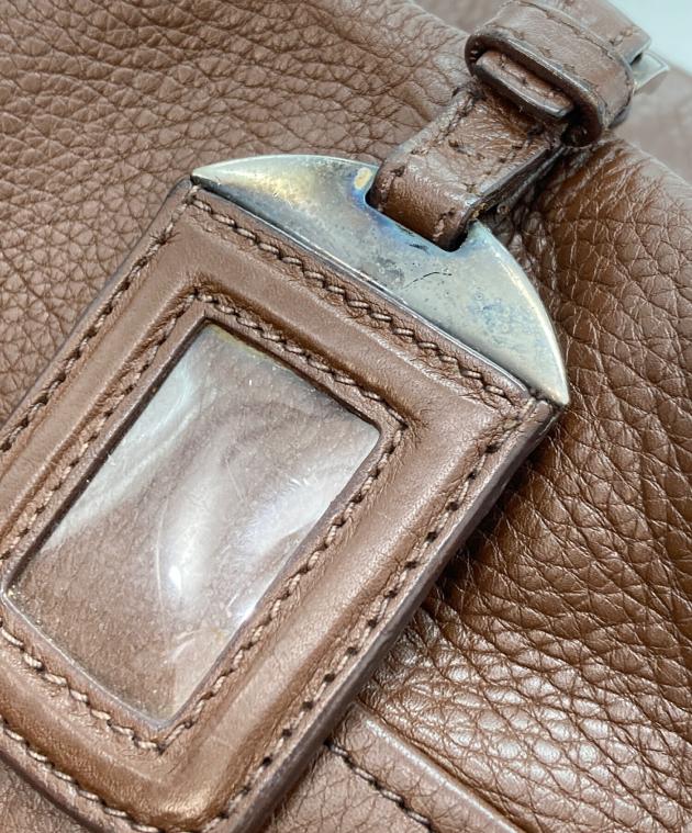 中古・古着通販】PRADA (プラダ) レザートートバッグ ブラウン