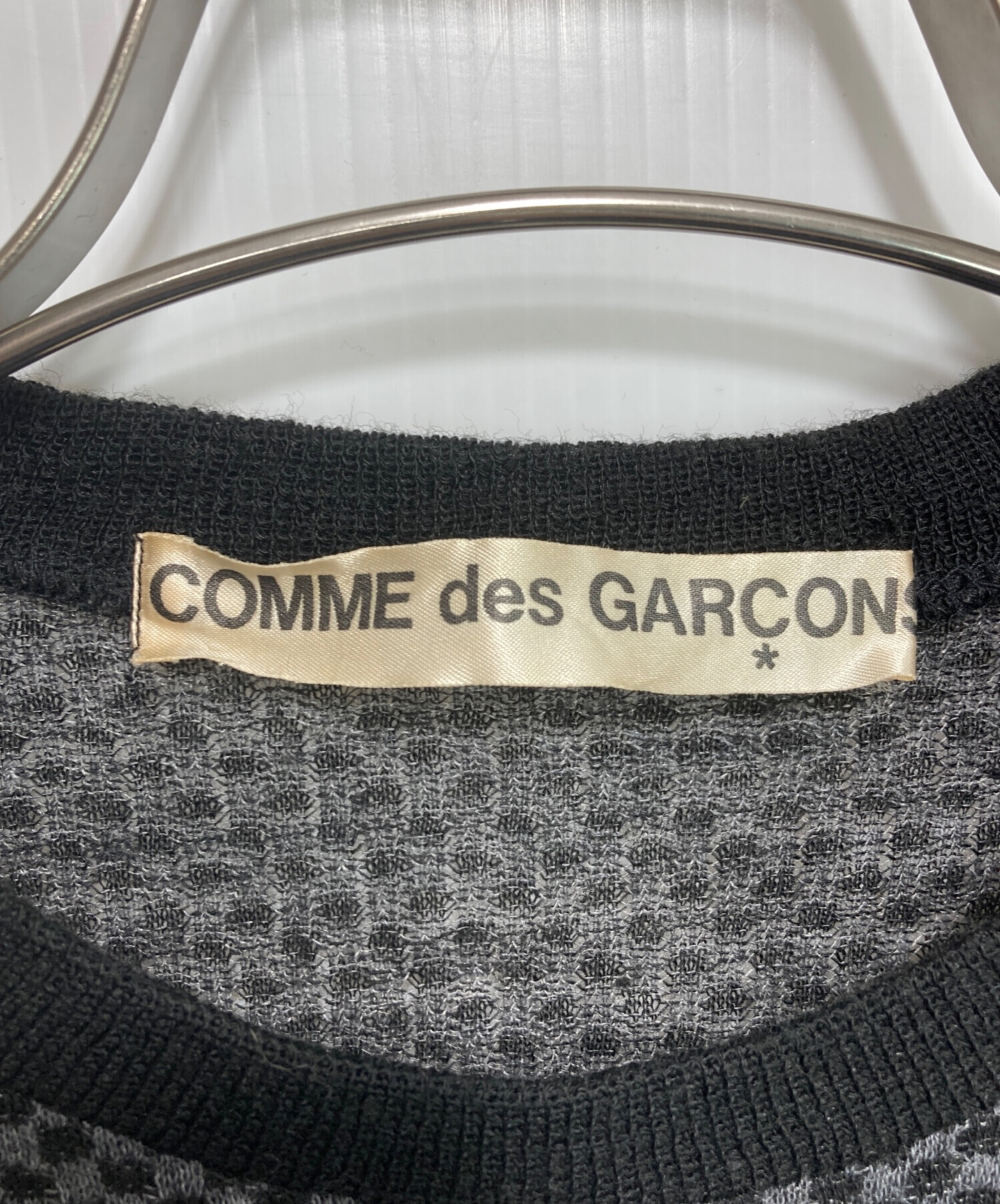 希少　コムデギャルソン　クルーネックニット 中古・古着通販】COMME des GARCONS (コムデギャルソン) クルーネック