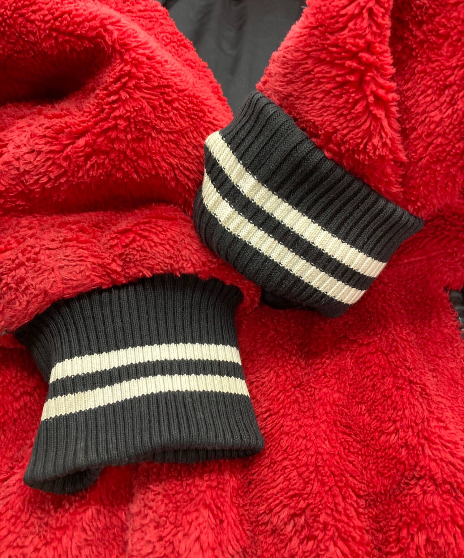 中古・古着通販】AMIRI (アミリ) Sherpa Band Jacket レッド サイズ:L