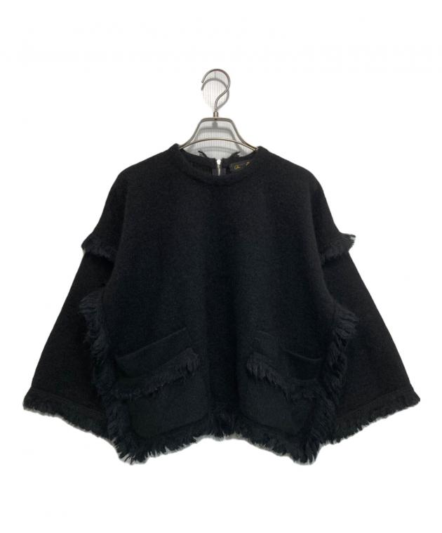 Drawer ドゥロワー アルパカニット　ザックリニット　フリンジ drawer フリンジアルパカニット Drawer (ドゥロワー) フリンジアルパカ