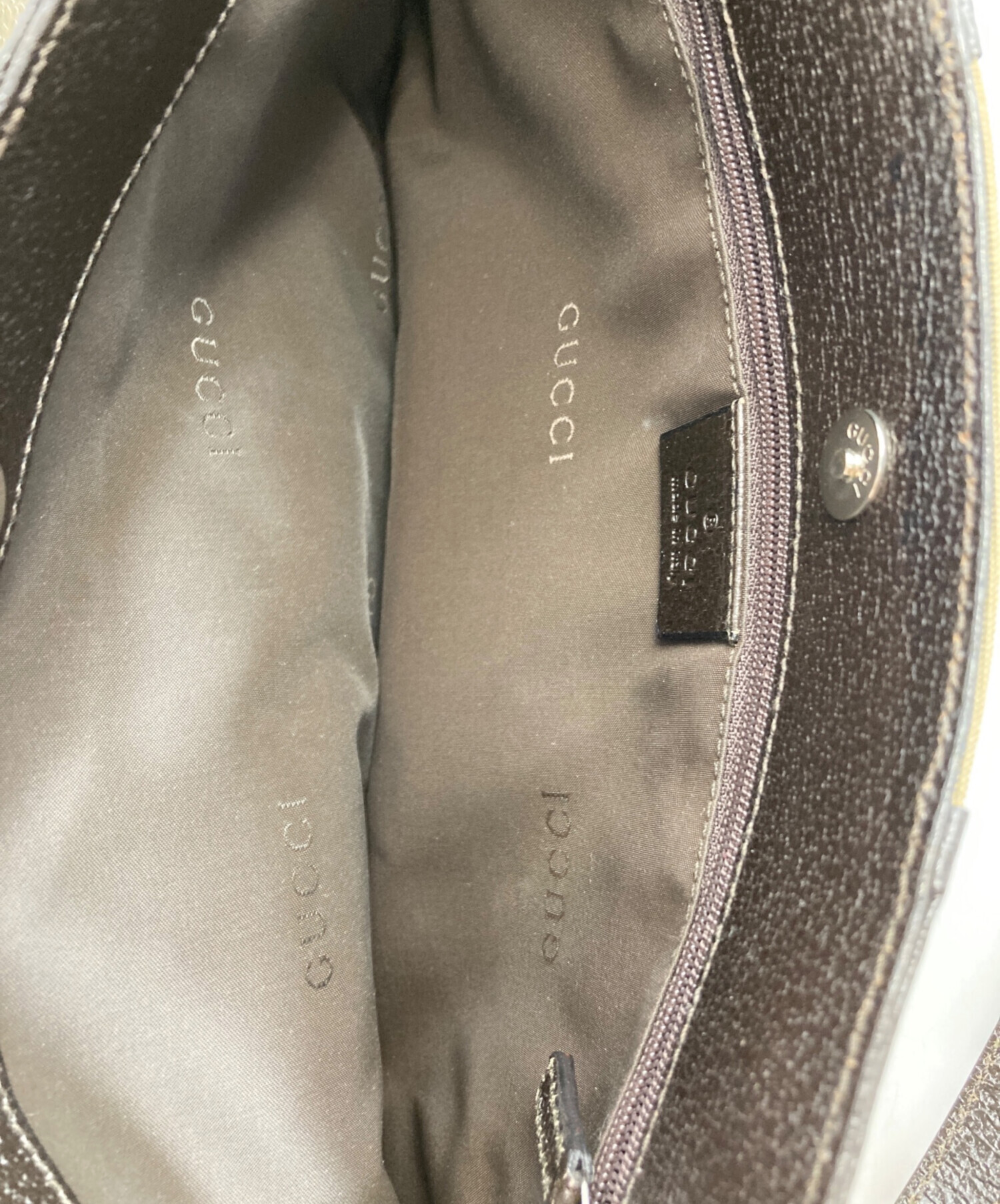 中古・古着通販】GUCCI (グッチ) ワンショルダーバッグ ベージュ