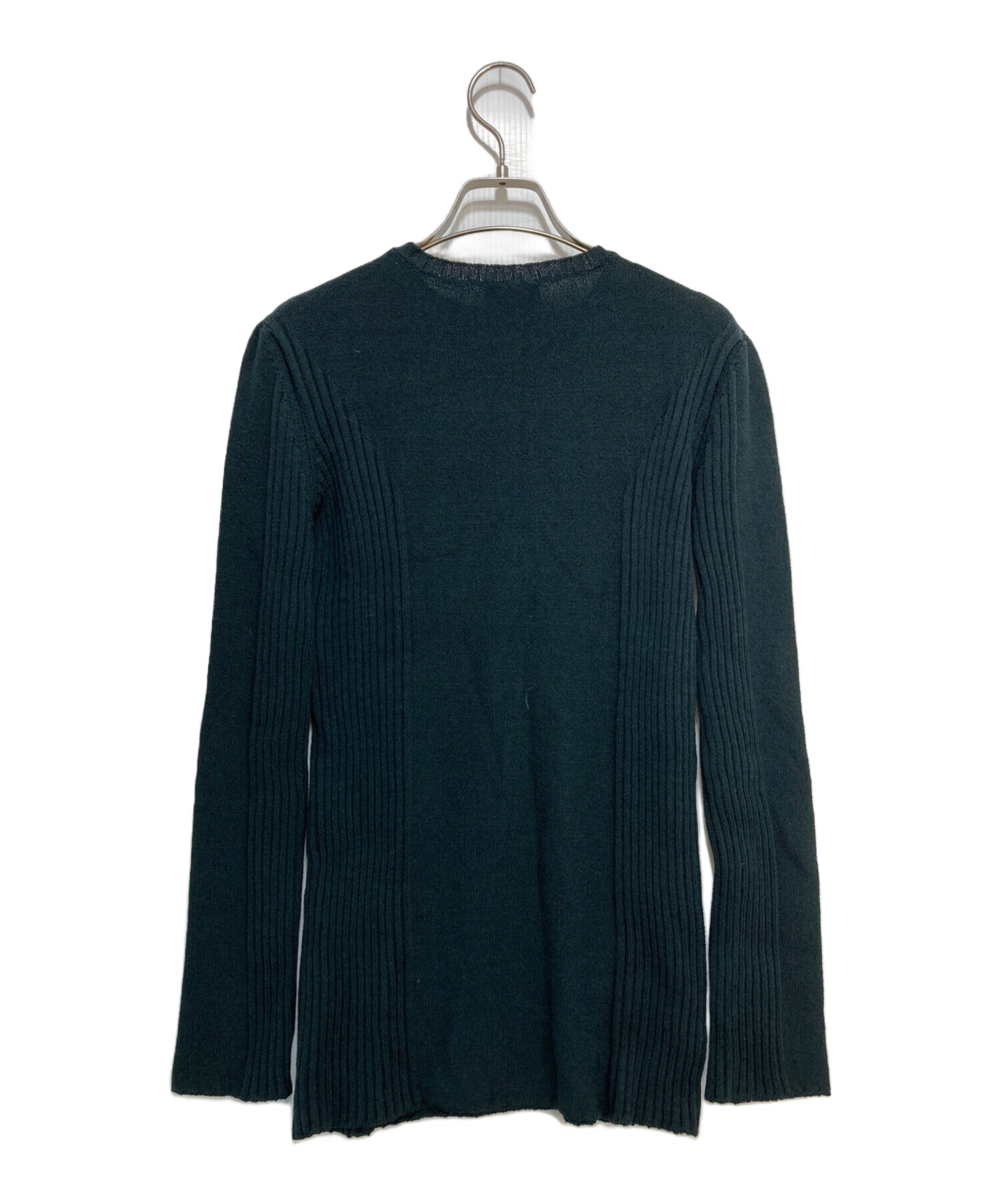 中古・古着通販】GUCCI (グッチ) リブ切替ニット グリーン サイズ:M 
