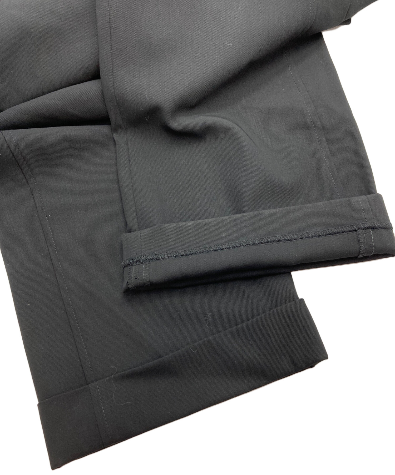 中古・古着通販】GUCCI (グッチ) ウールスラックス ブラック サイズ:38