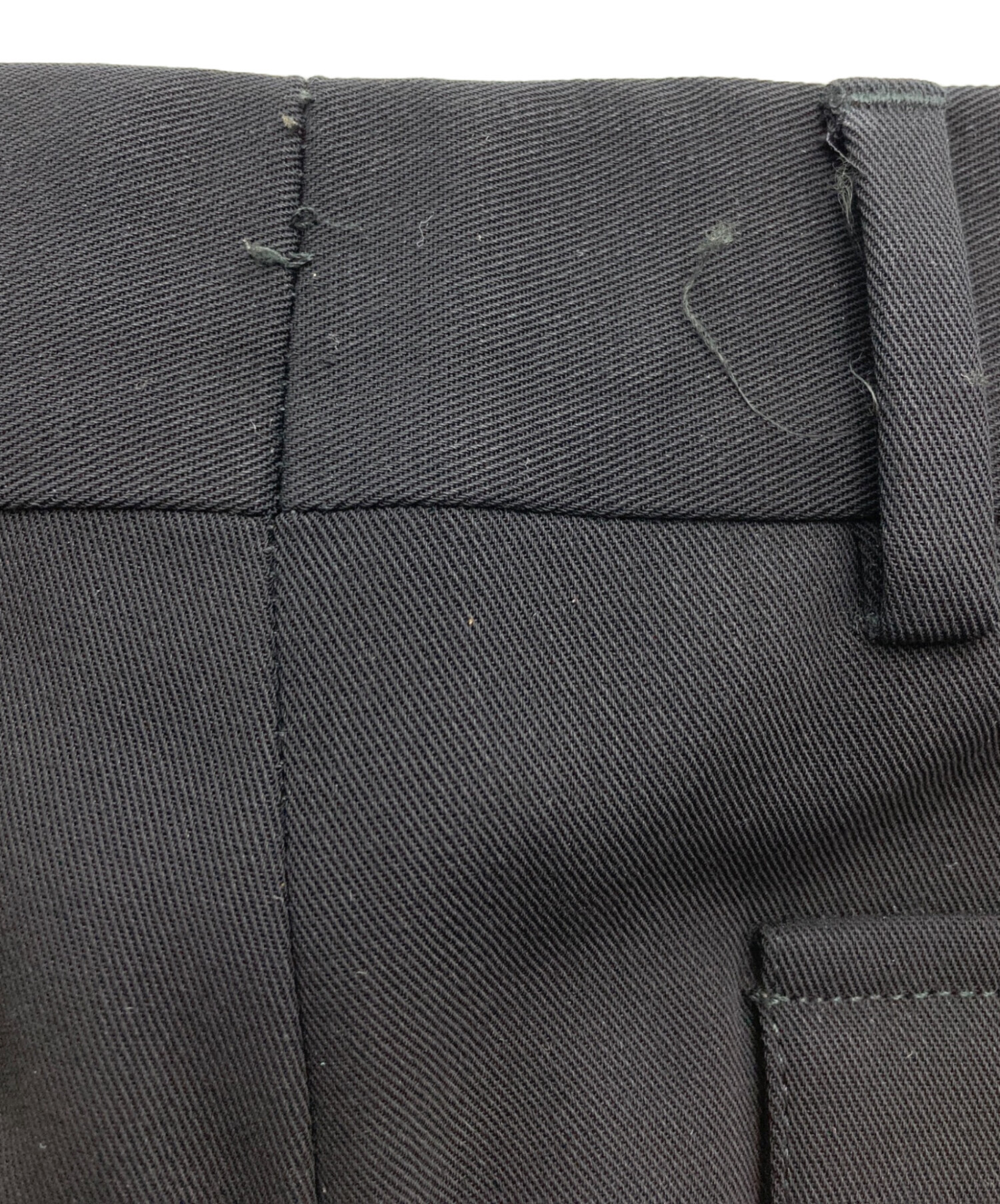 中古・古着通販】GUCCI (グッチ) ウールスラックス ブラック サイズ:38