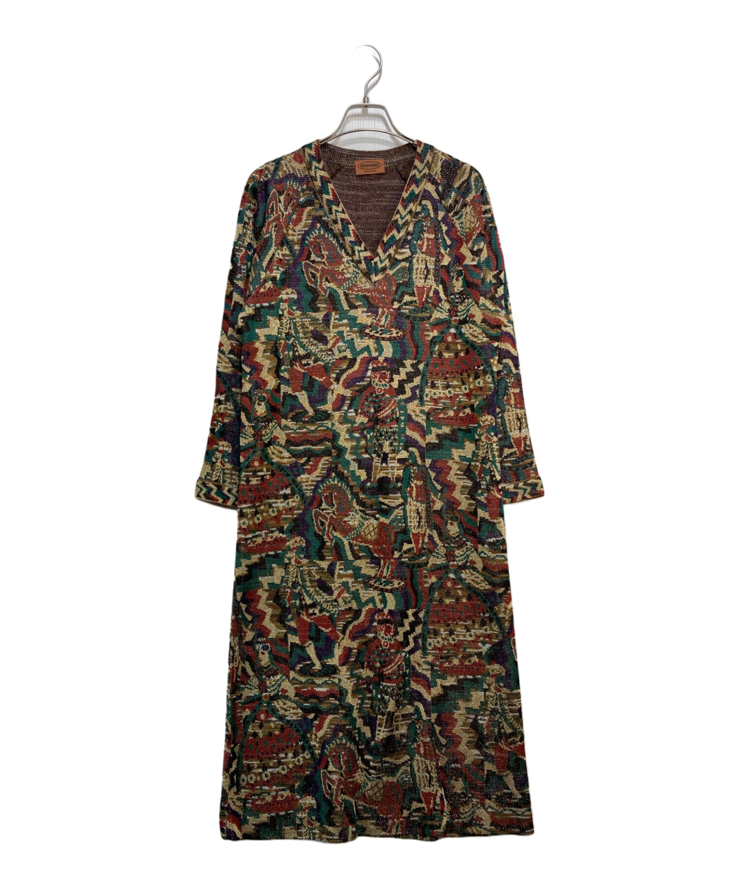 中古・古着通販】missoni (ミッソーニ) ニットワンピース マルチカラー