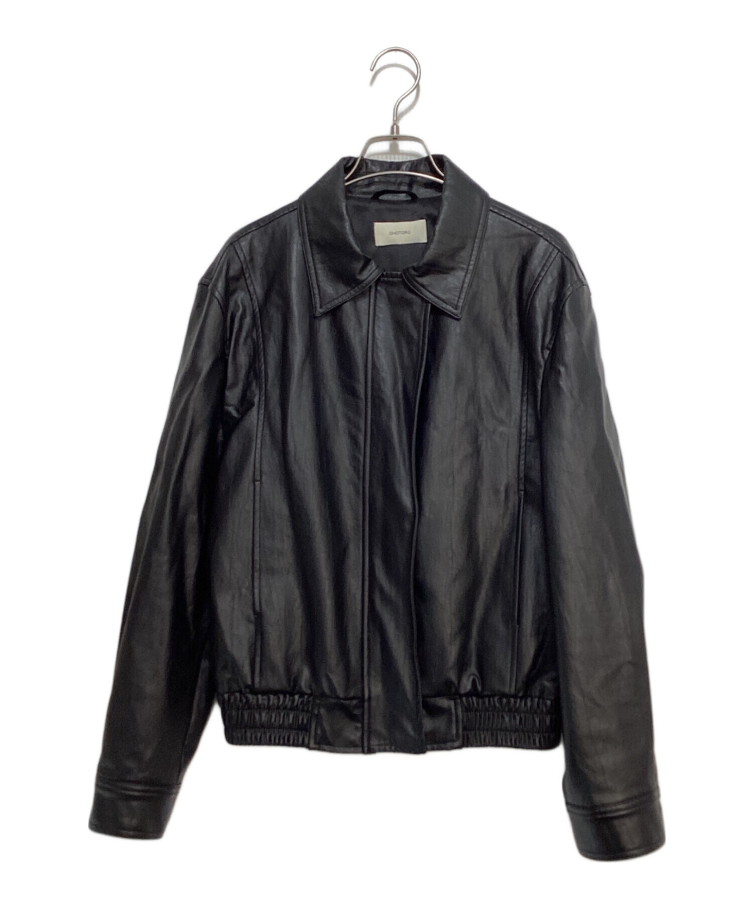 ジャケット・アウター ohotoro Harley Leather Jacket black 中古・古着通販】OHOTORO (オオトロ) Harley Leather Jacket ブラック
