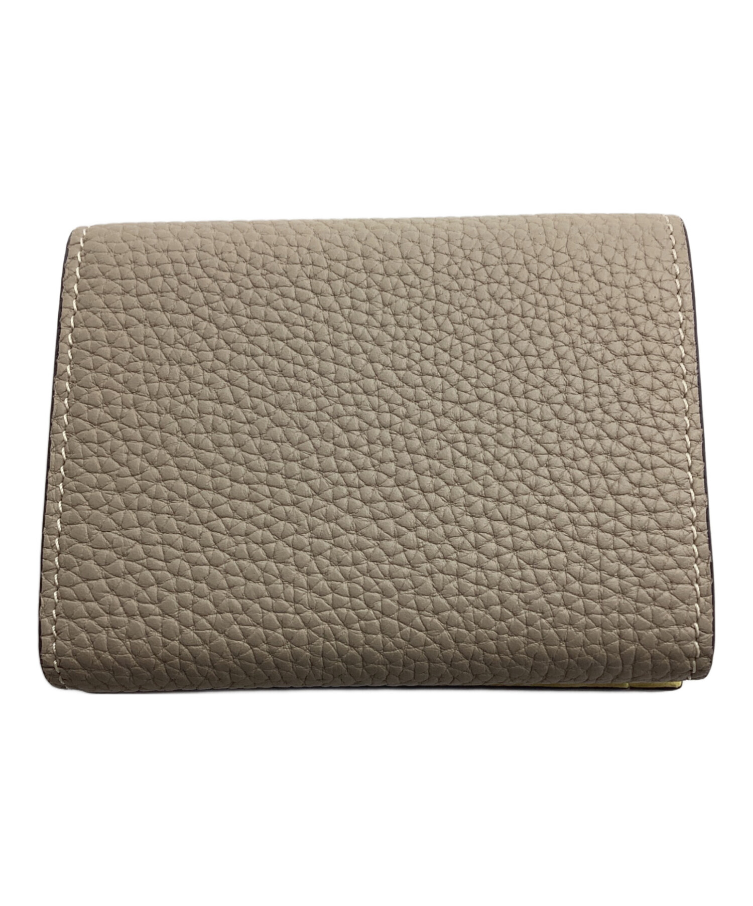 中古・古着通販】bonaventura (ボナベンチュラ) 3つ折り財布 ベージュ