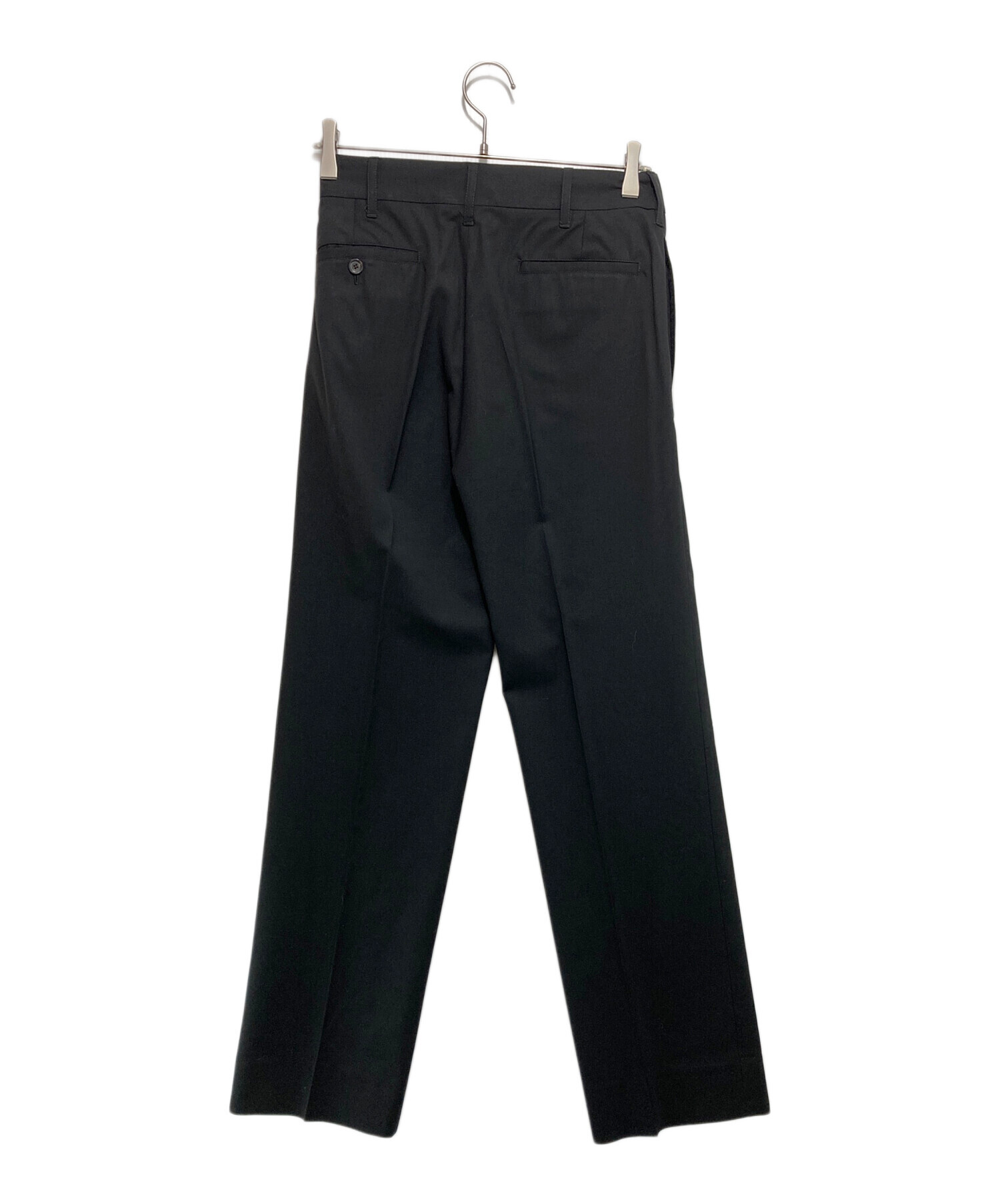 中古・古着通販】GUCCI (グッチ) ウールスラックス ブラック サイズ:38