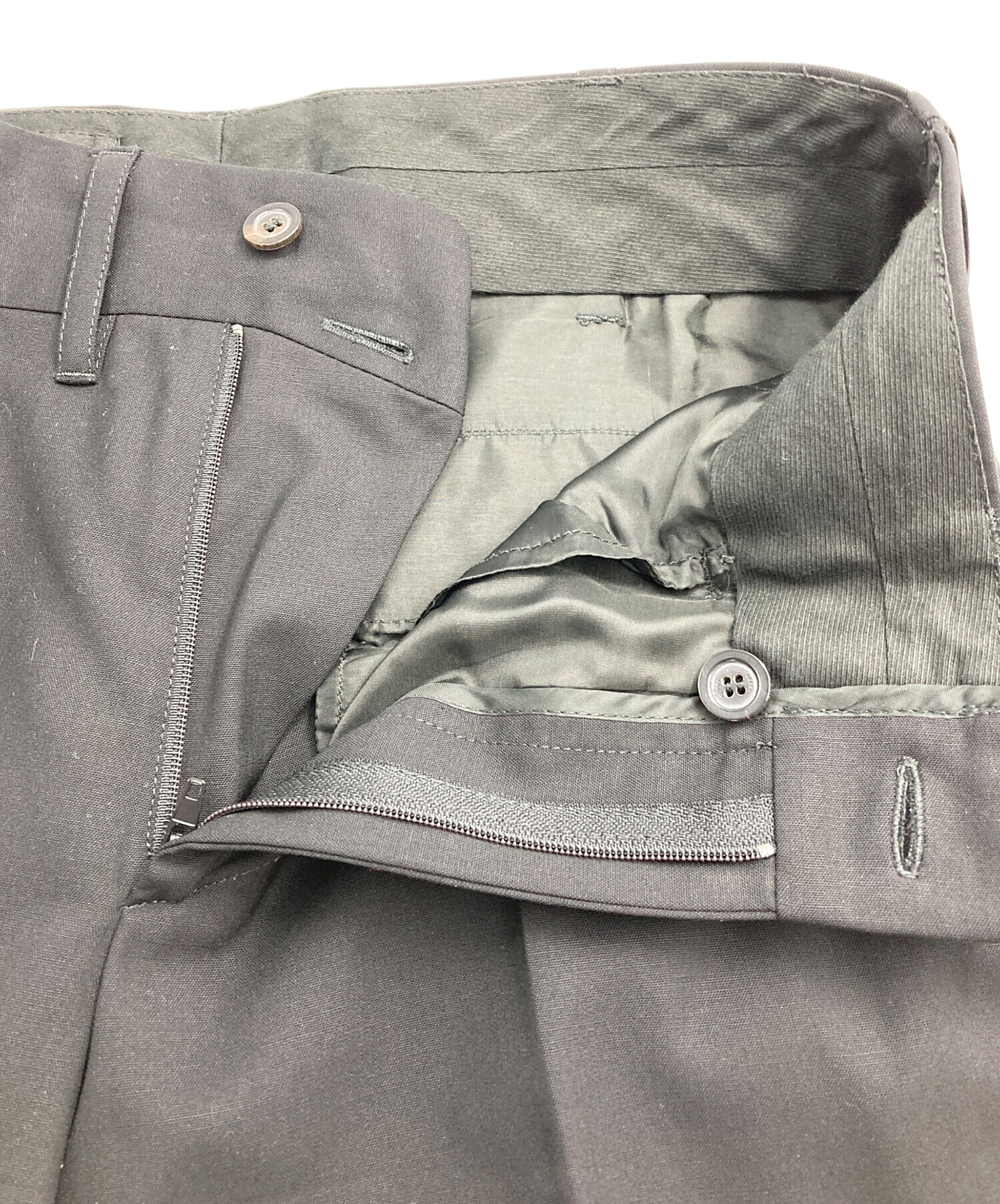 GUCCI ウールスラックスパンツ 中古・古着通販】GUCCI (グッチ) ウールスラックス ブラック サイズ:38