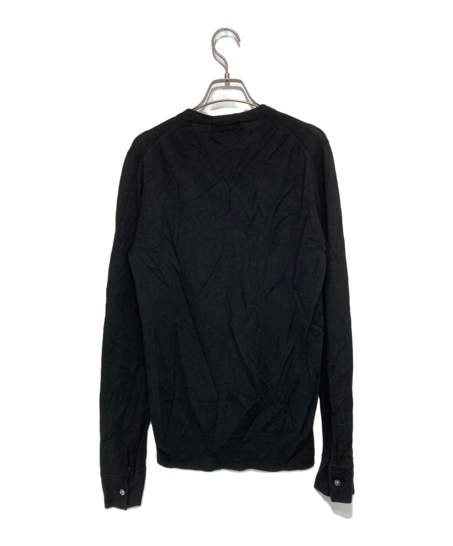 BURBERRY BLACK LABEL カーディガン チャコールグレー 3 中古・古着通販】BURBERRY BLACK LABEL (バーバリーブラックレーベル