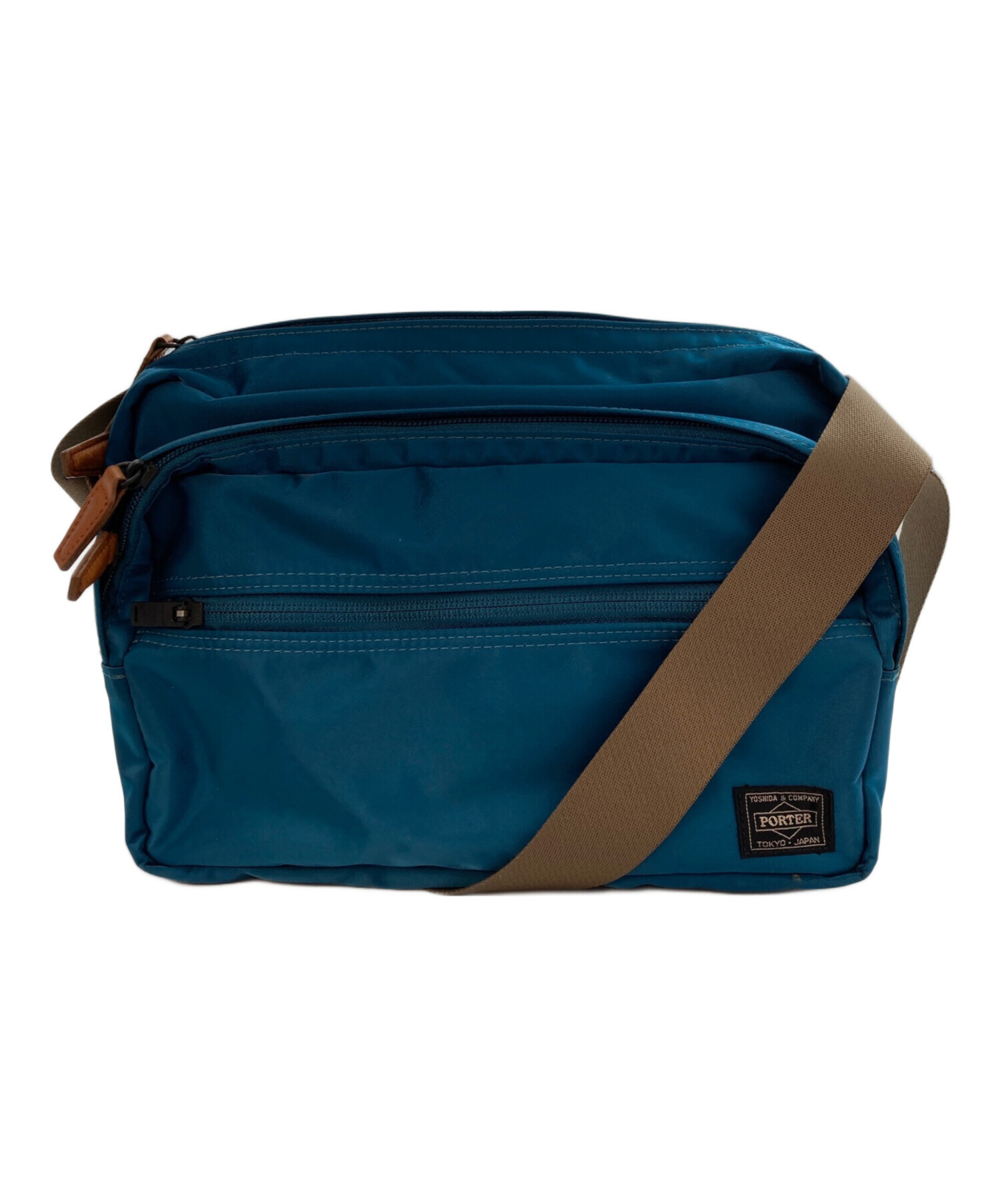 中古・古着通販】PORTER (ポーター) VOICEショルダーバッグ ブルー