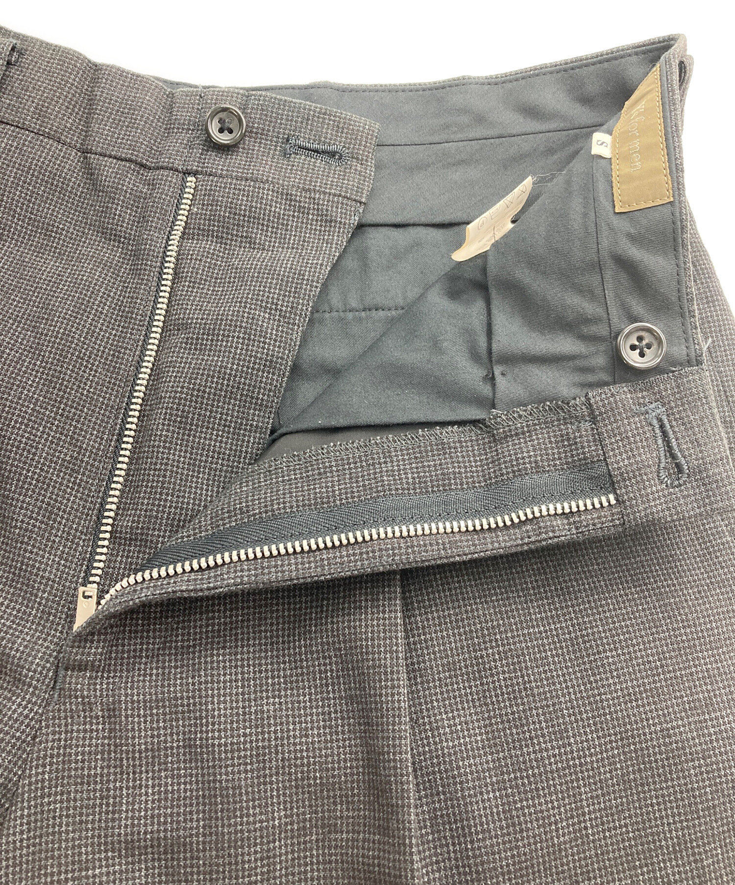 中古・古着通販】Y's for men (ワイズフォーメン) スラックス グレー