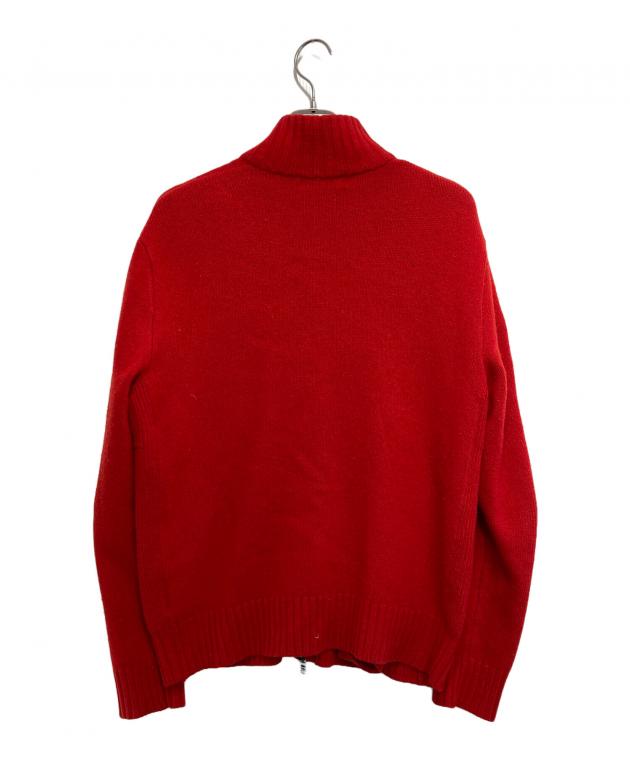 ポロ・ラルフ・ローレン 赤 カーディガン 中古・古着通販】POLO RALPH LAUREN (ポロ・ラルフローレン) ジップ