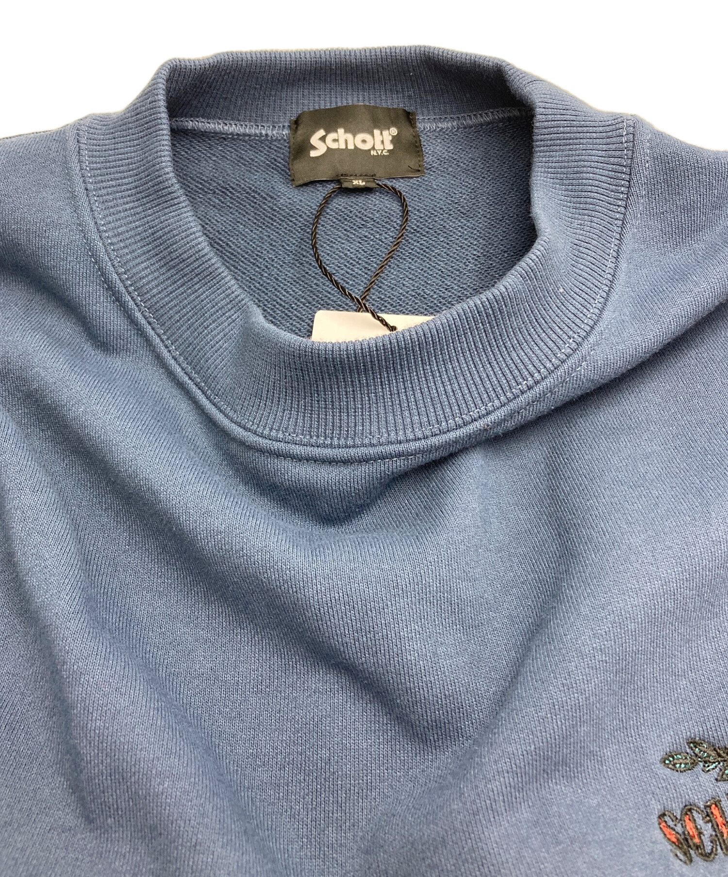 中古・古着通販】Schott (ショット) CREW SWEAT SHAKE HAND DRAGON 