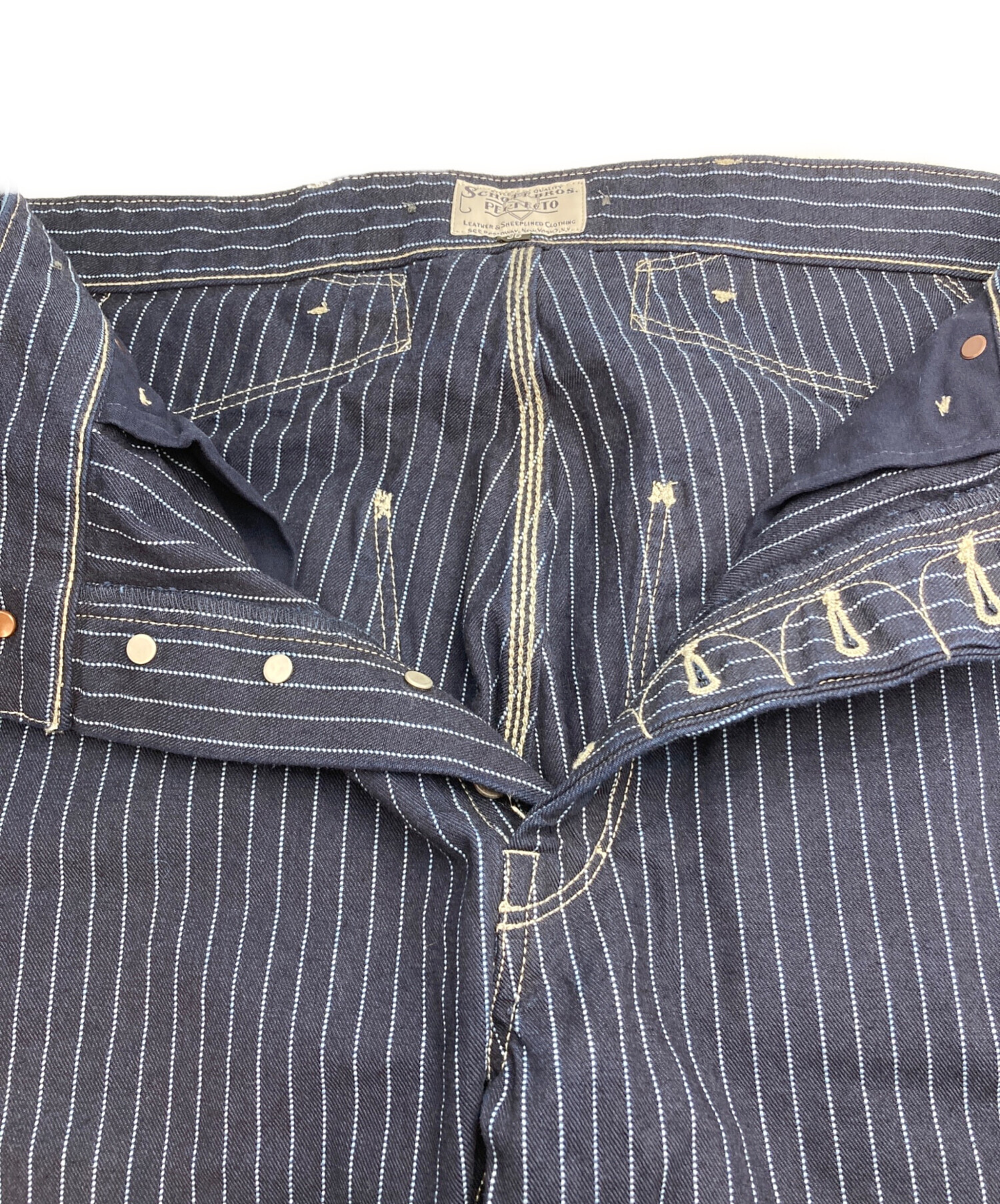 中古・古着通販】SCHOTT BROS. (ショット) OLD HICKORY DENIM PANTS