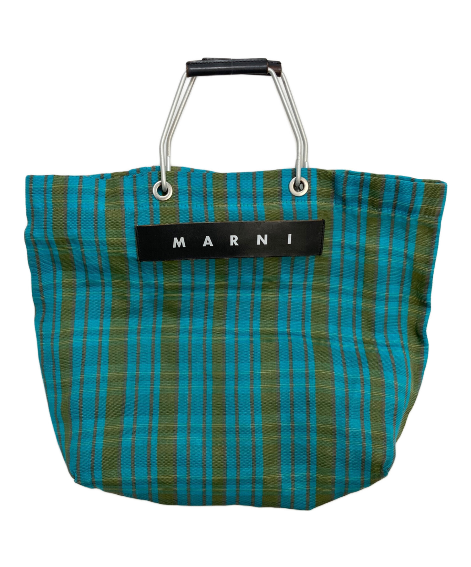 中古・古着通販】MARNI (マルニ) ストライプバッグ ブルー｜ブランド