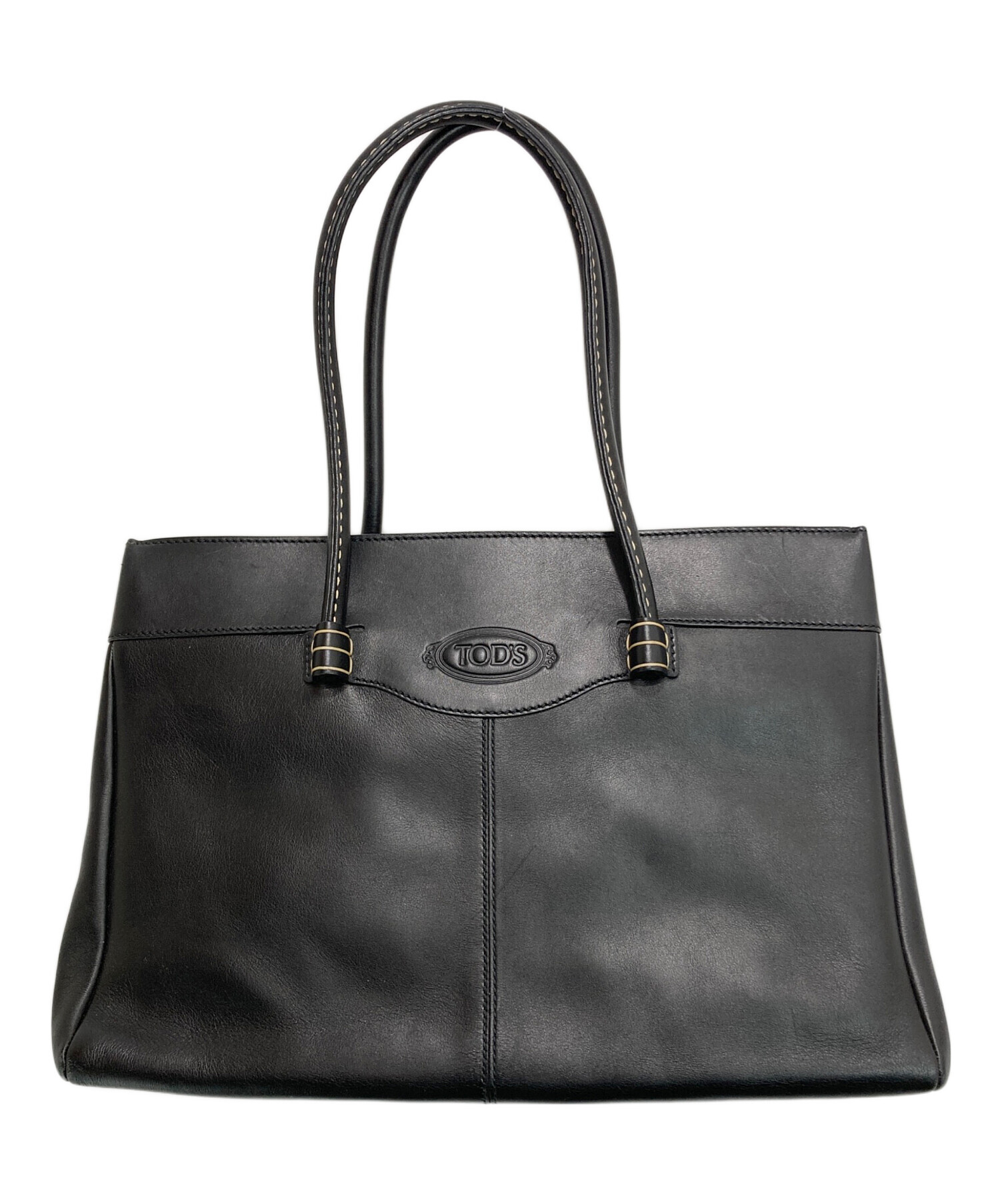 中古・古着通販】TOD'S (トッズ) モカシーノトートバッグ ブラック