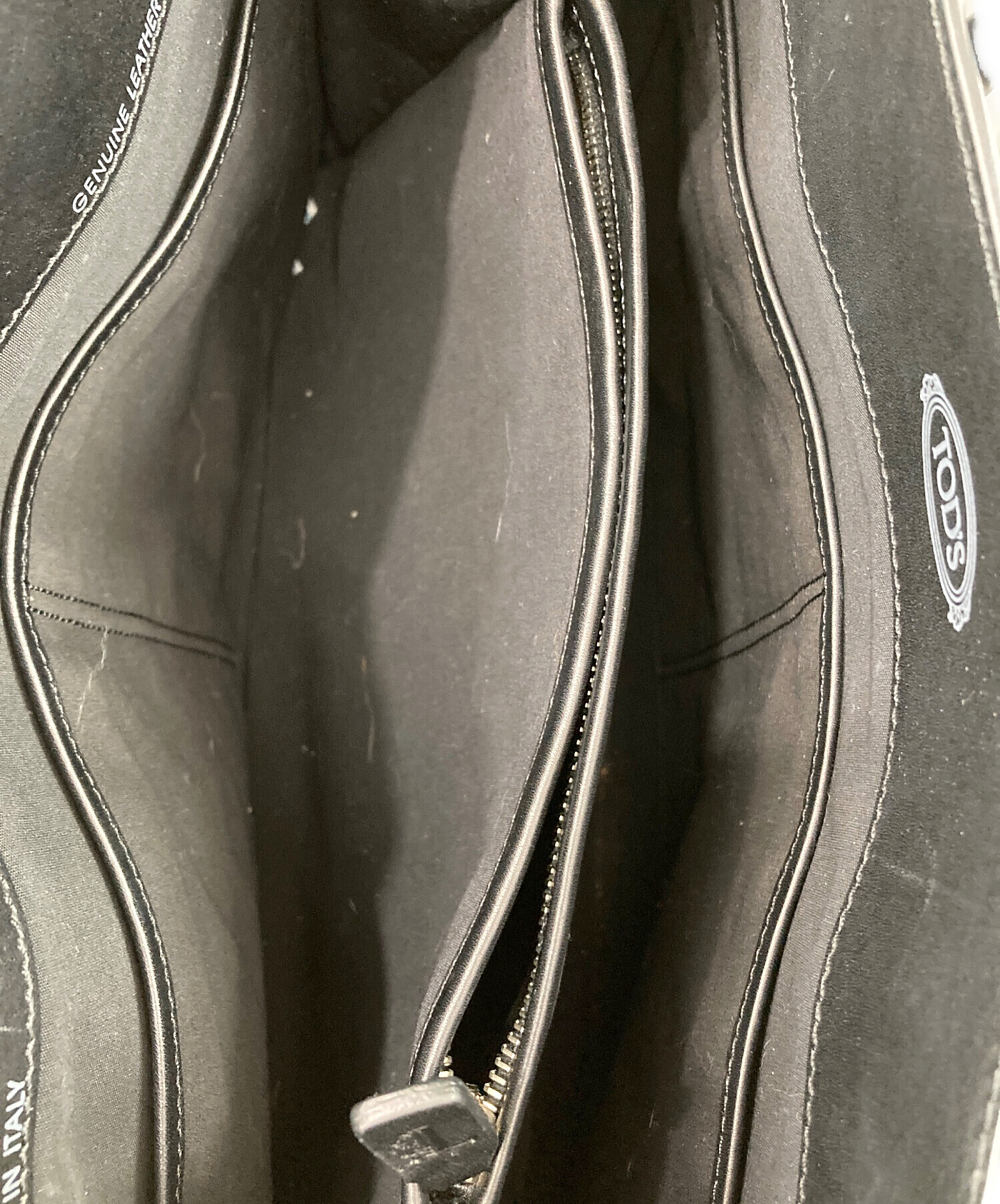 中古・古着通販】TOD'S (トッズ) モカシーノトートバッグ ブラック