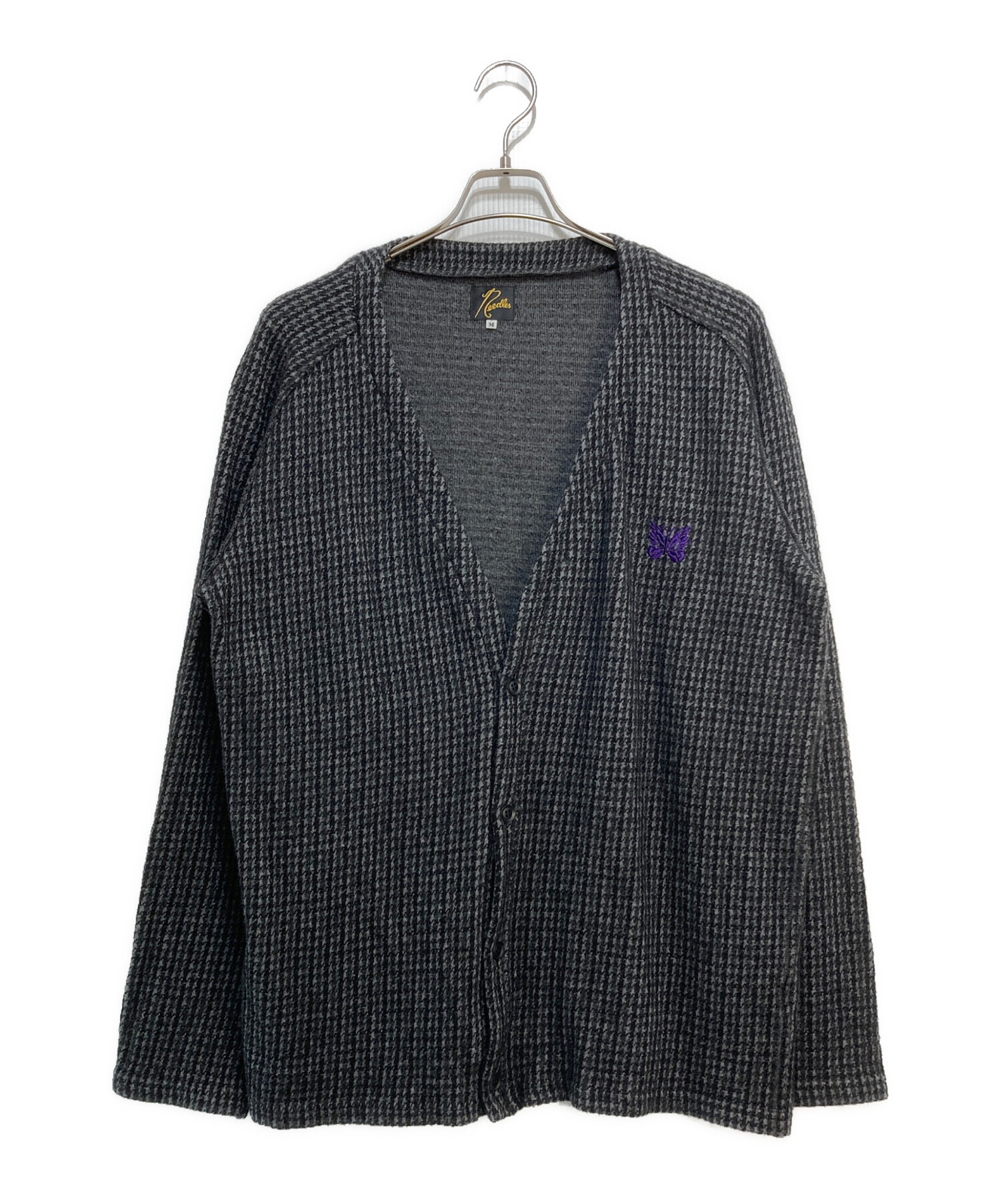 中古・古着通販】Needles (ニードルズ) Vネックカーディガン グレー