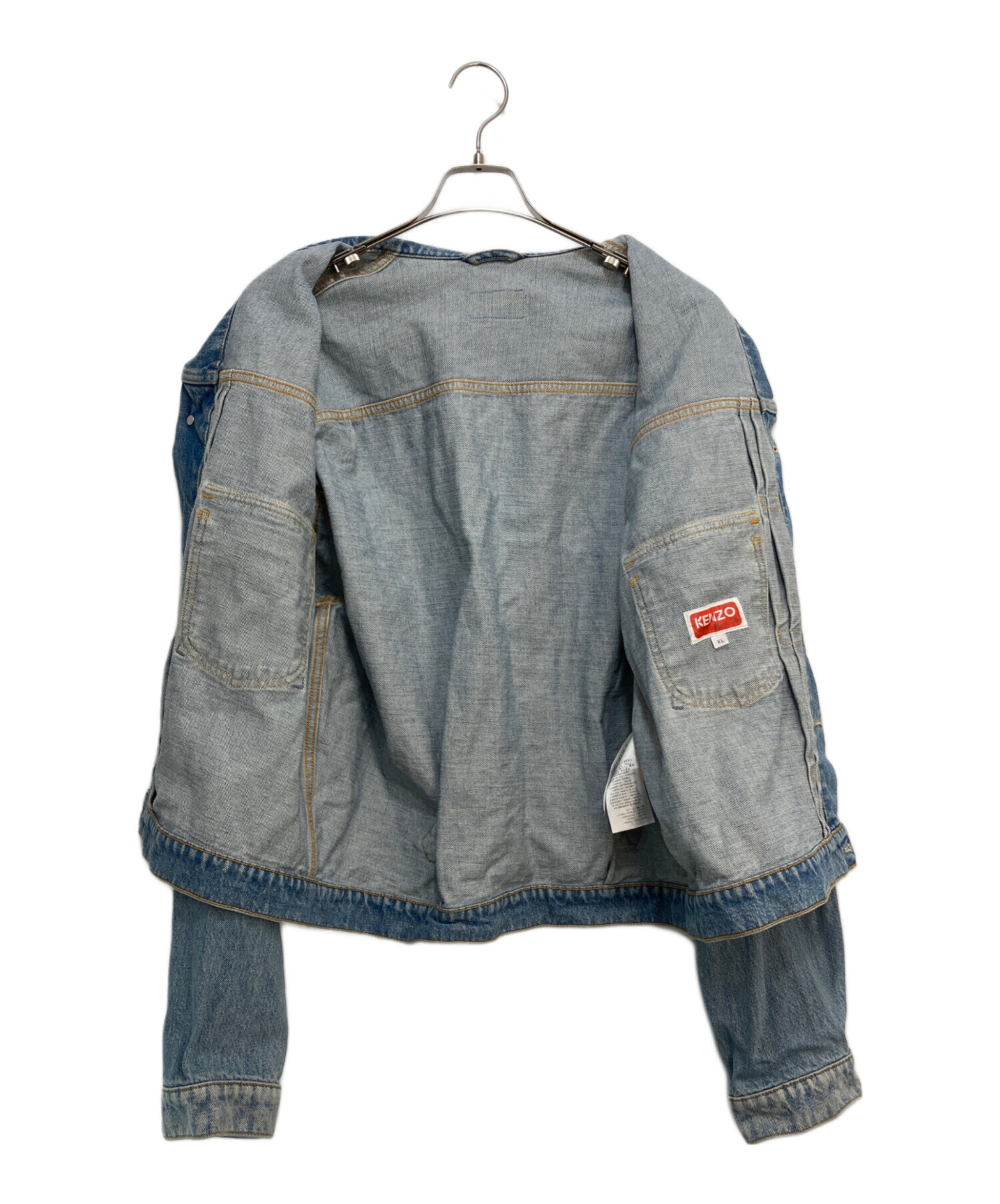 中古・古着通販】KENZO (ケンゾー) STONE BLEACH DIRTY DENIM TRUCKER