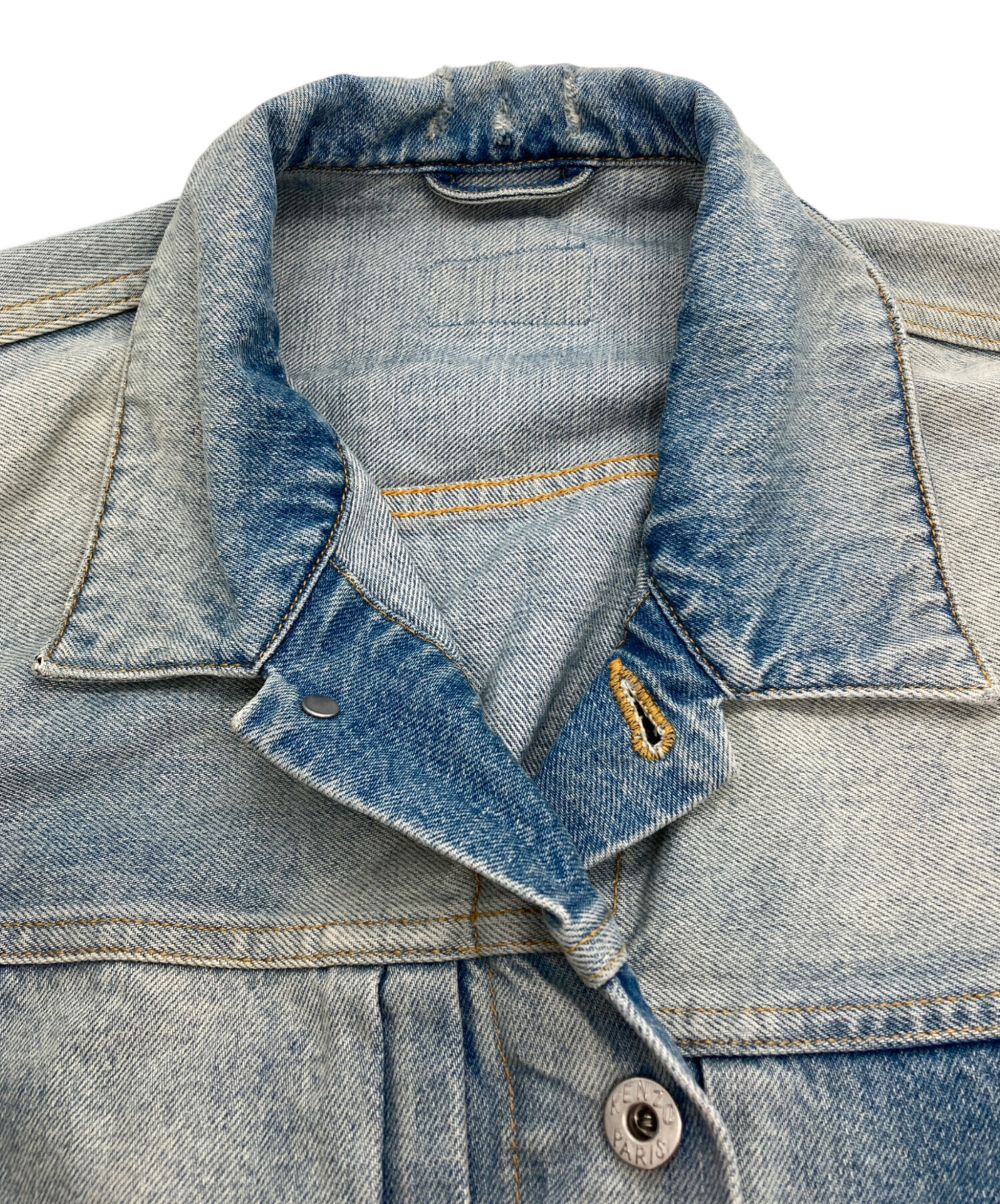 中古・古着通販】KENZO (ケンゾー) STONE BLEACH DIRTY DENIM TRUCKER