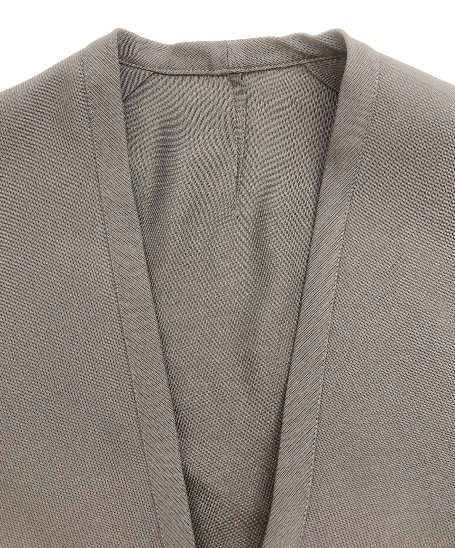 中古・古着通販】OVERCOAT (オーバーコート) Collerless Single 