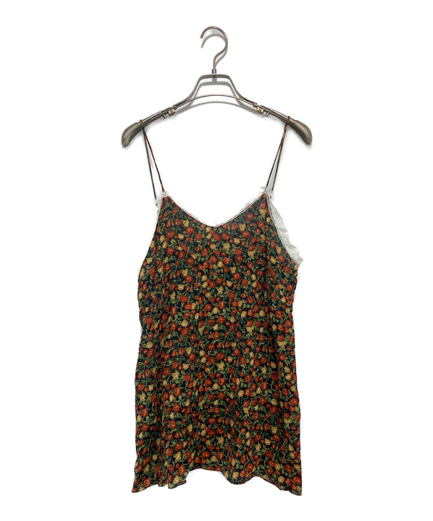 中古・古着通販】GUCCI (グッチ) 花柄キャミソールブラウス レッド