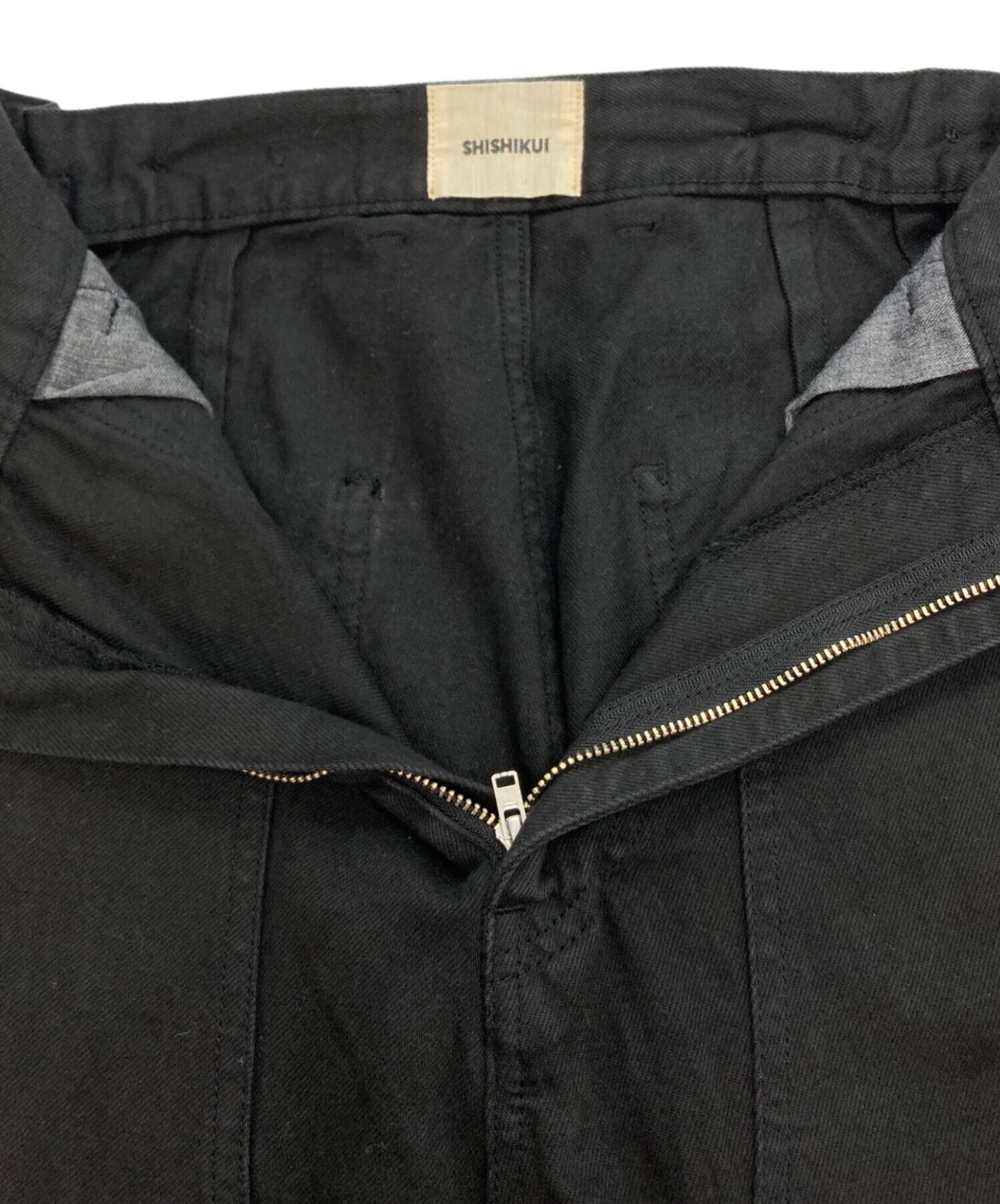 中古・古着通販】SHISHIKUI (シシクイ) Painter pants ブラック サイズ 